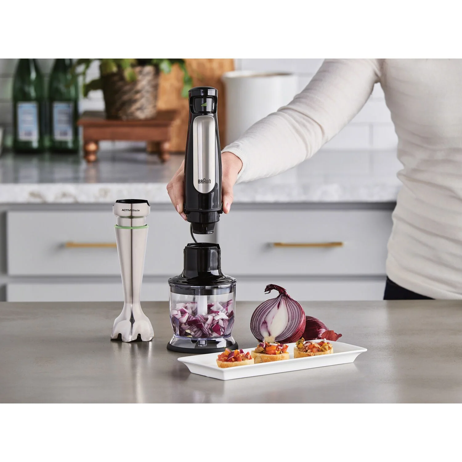 Braun Multiquick 7 Smart Speed Hand Blender in Stainless Steel (MQ7025X) - Image 10
