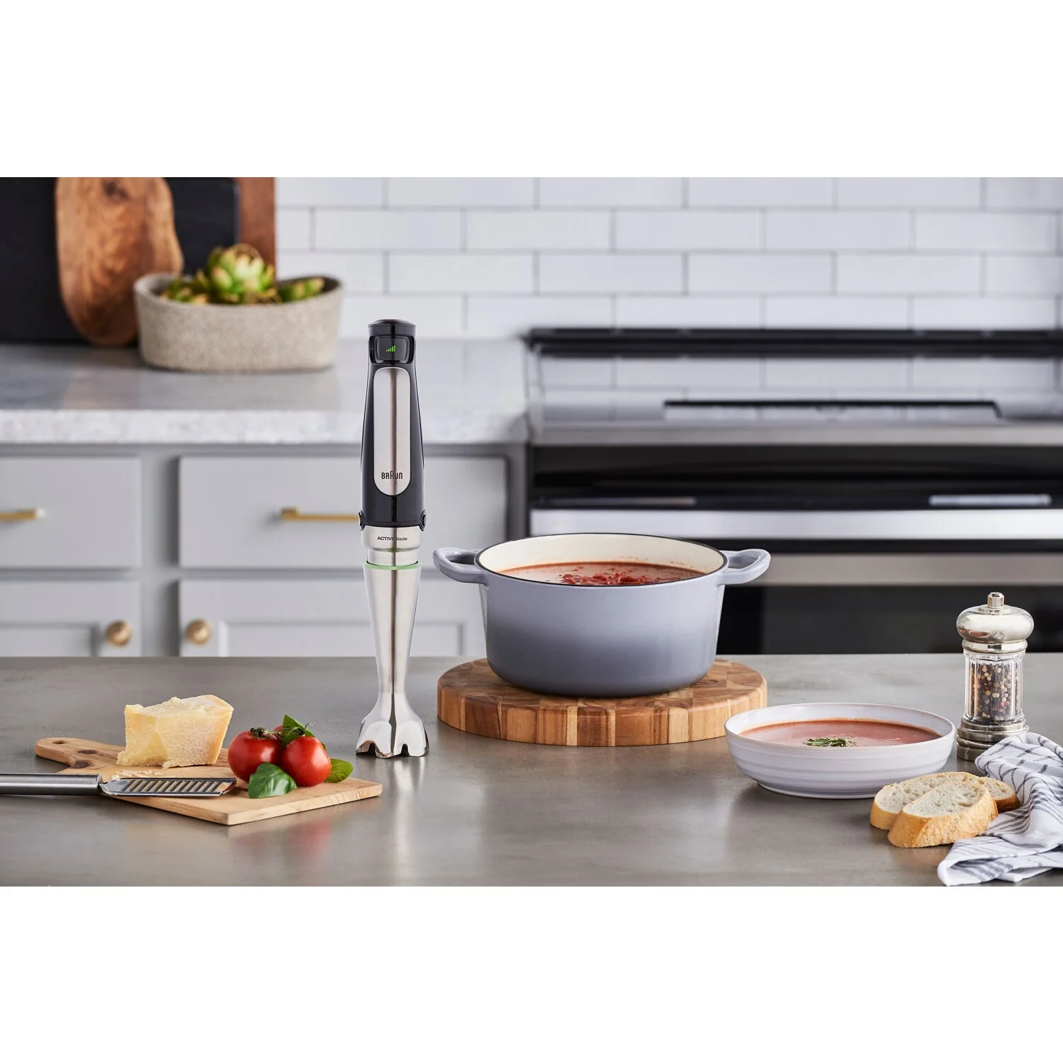 Braun Multiquick 7 Smart Speed Hand Blender, Whisk + Neater + 1.5 Cup + Μasher, in Stainless Steel (MQ7077X) - Image 9