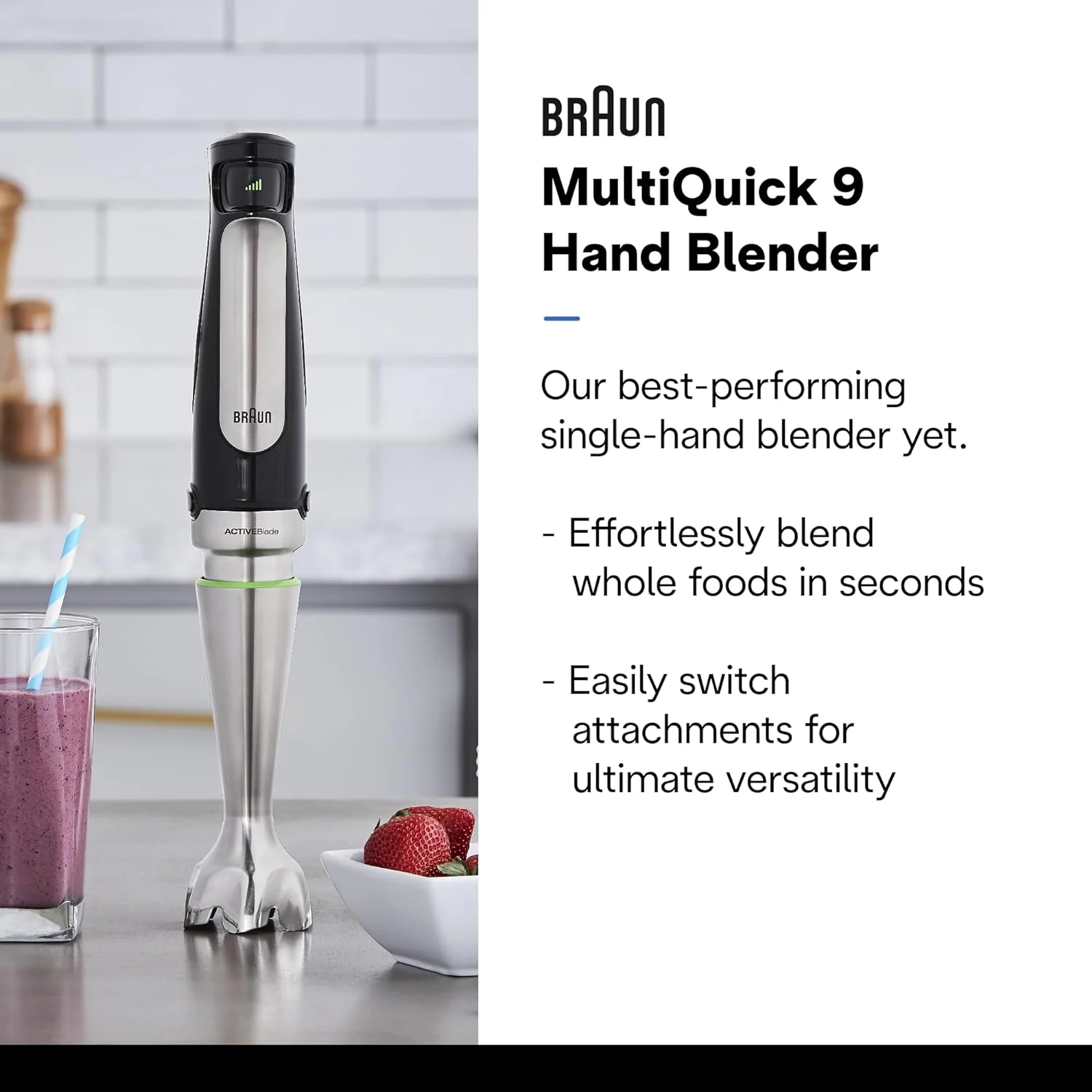 Braun Multiquick 9 SmartSpeed Hand Blender (MQ9137XI) - Image 8