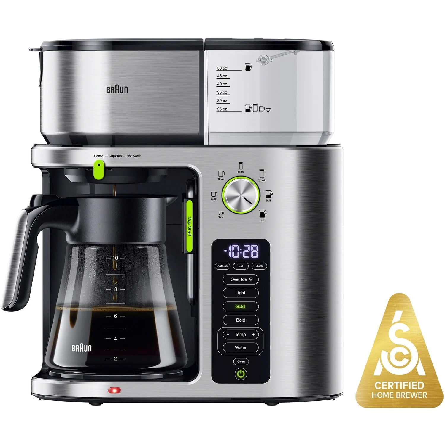 Braun MultiServe Plus Coffee Maker with Cold Brew in Stainless Steel (KF9370SI) - Image 6