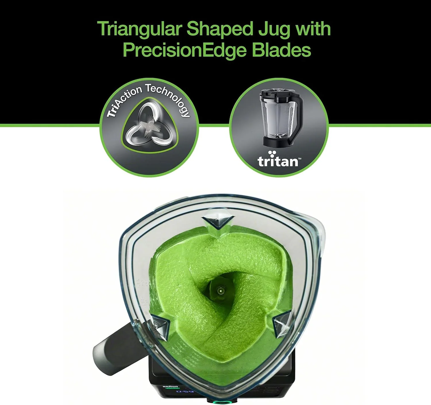 Braun TriForce Power Blender 1600 Watts, 18 Food Programs with Accessories in Black (JB9041BK) - Image 12