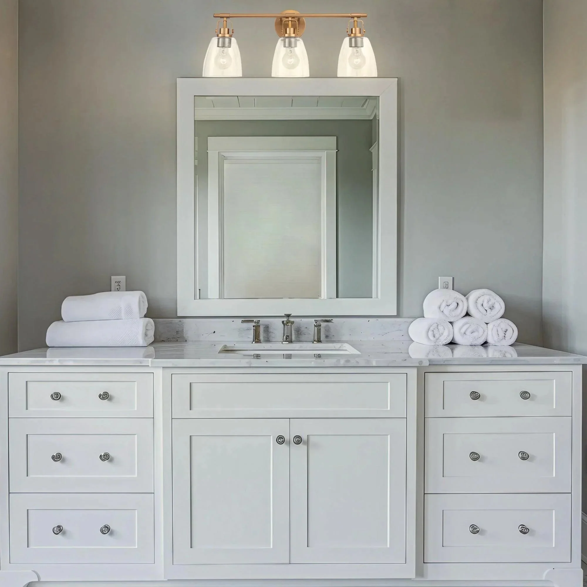 Parrot Uncle Brilliance Modern Farmhouse 3-Light Vanity Light - Image 7