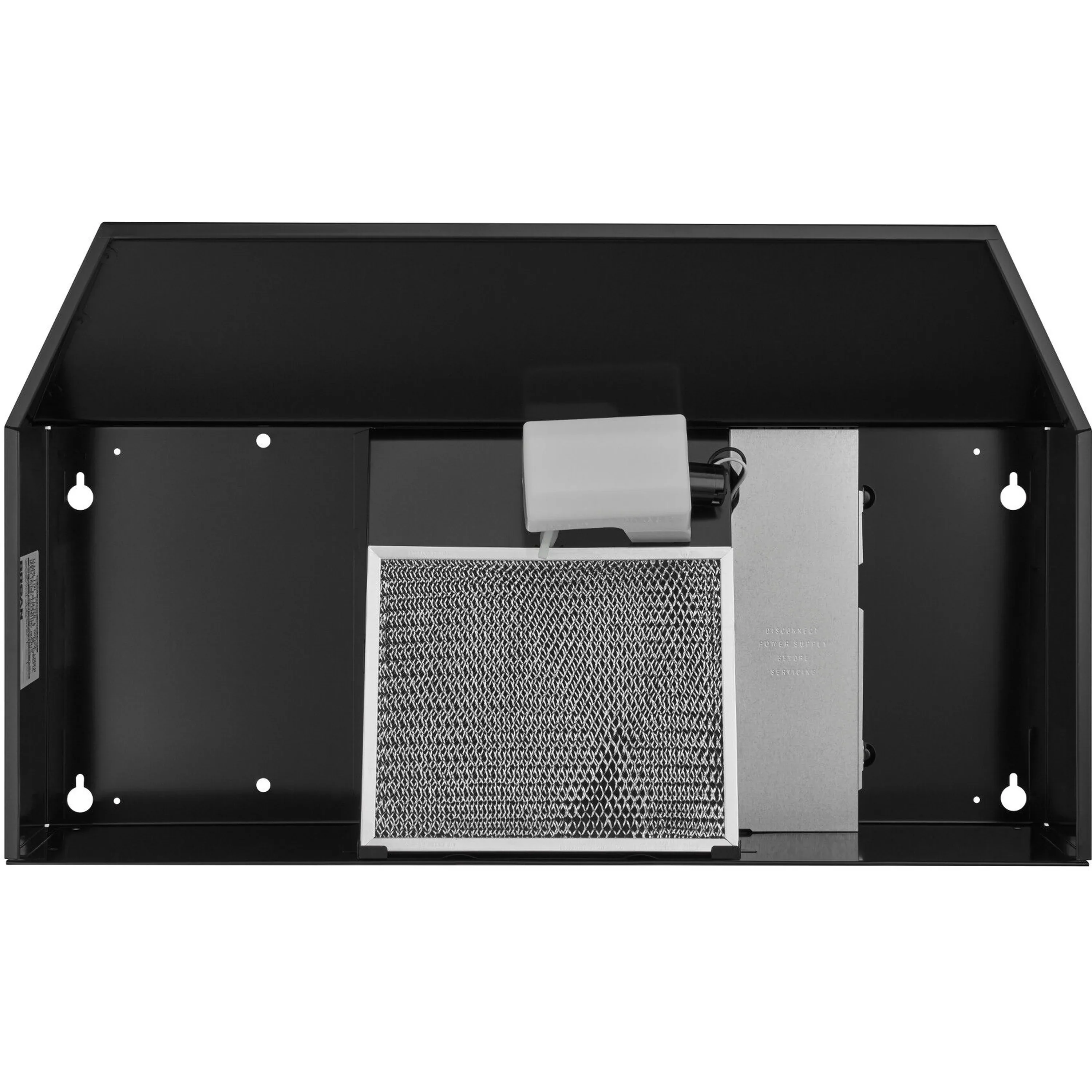 Broan-NuTone 24-Inch 230 CFM Convertible Under Cabinet Range Hood in Black (F402423) - Image 4