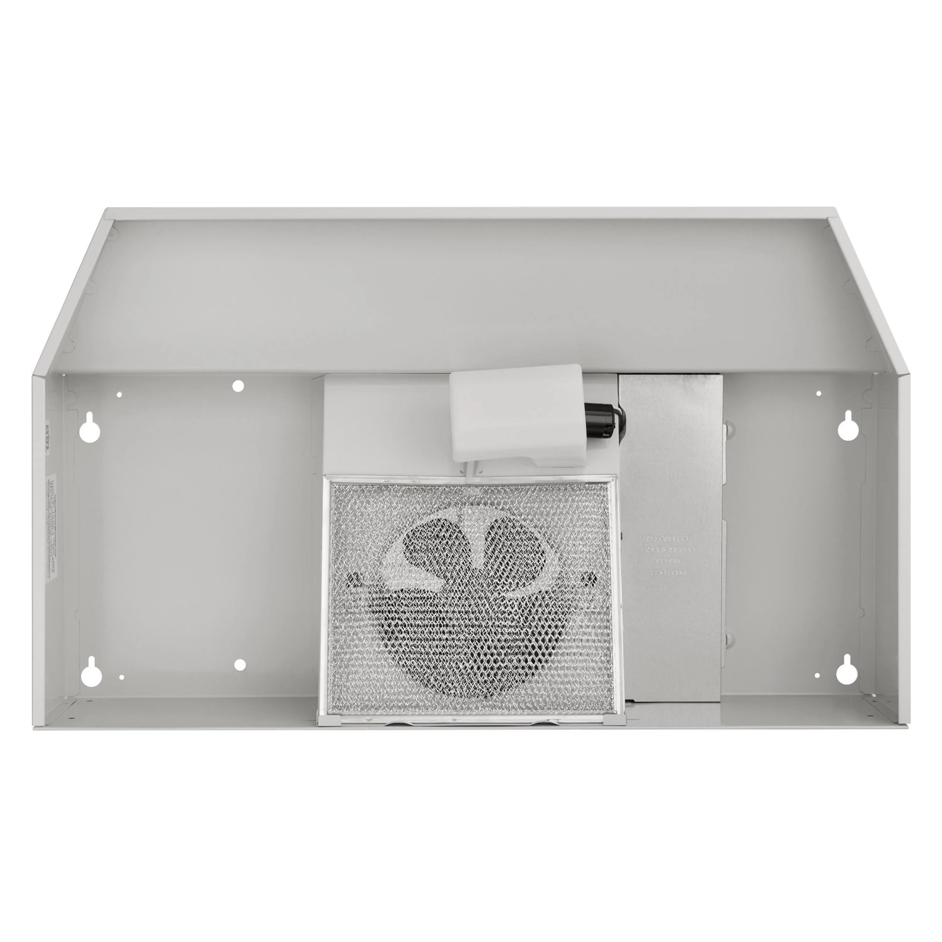 Broan-NuTone 24-Inch Ductless Under Cabinet Range Hood in White (412401) - Image 3