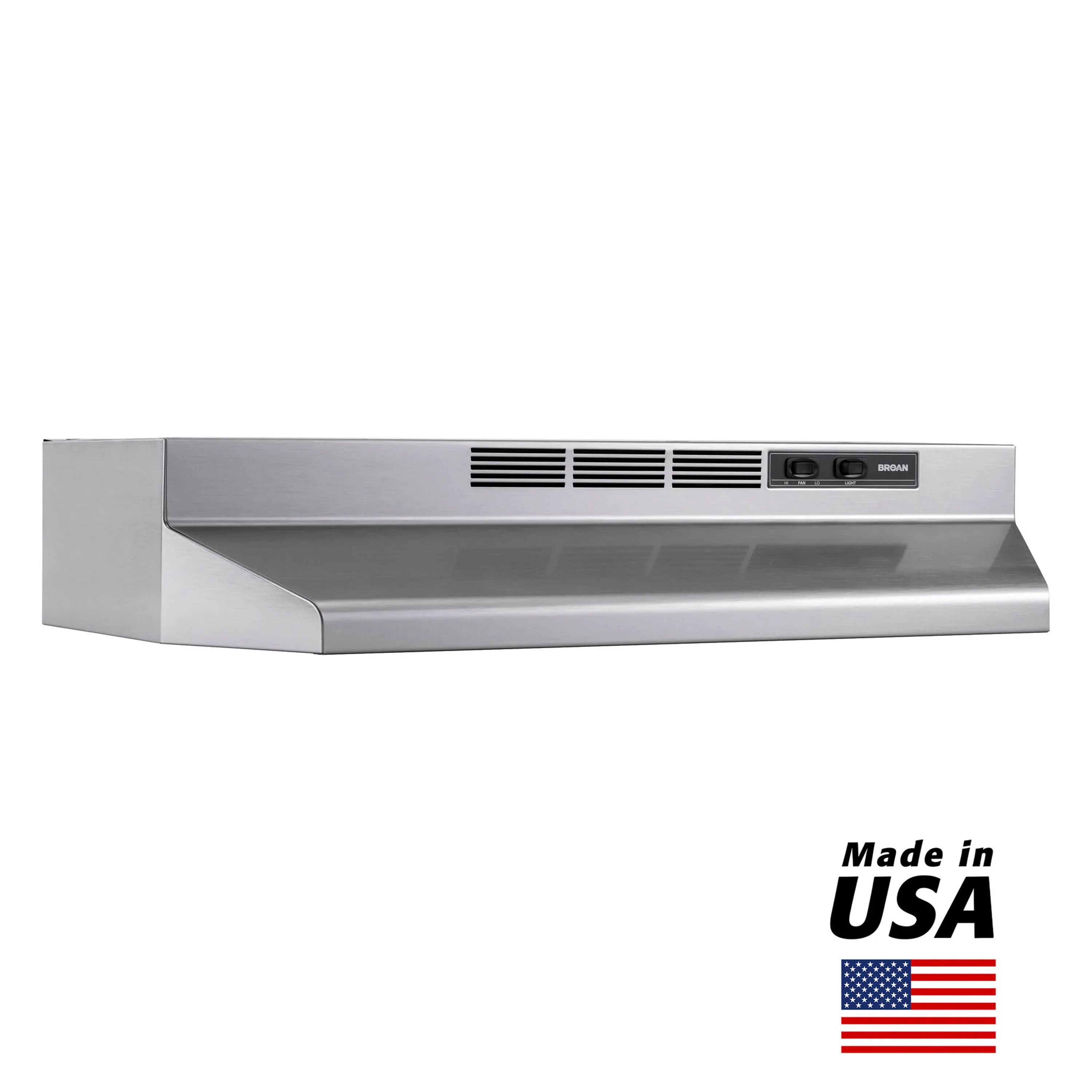 Broan-NuTone 30-Inch Ductless Under-Cabinet Range Hood in Stainless Finish with PrintGuard (4130SF) - Image 4