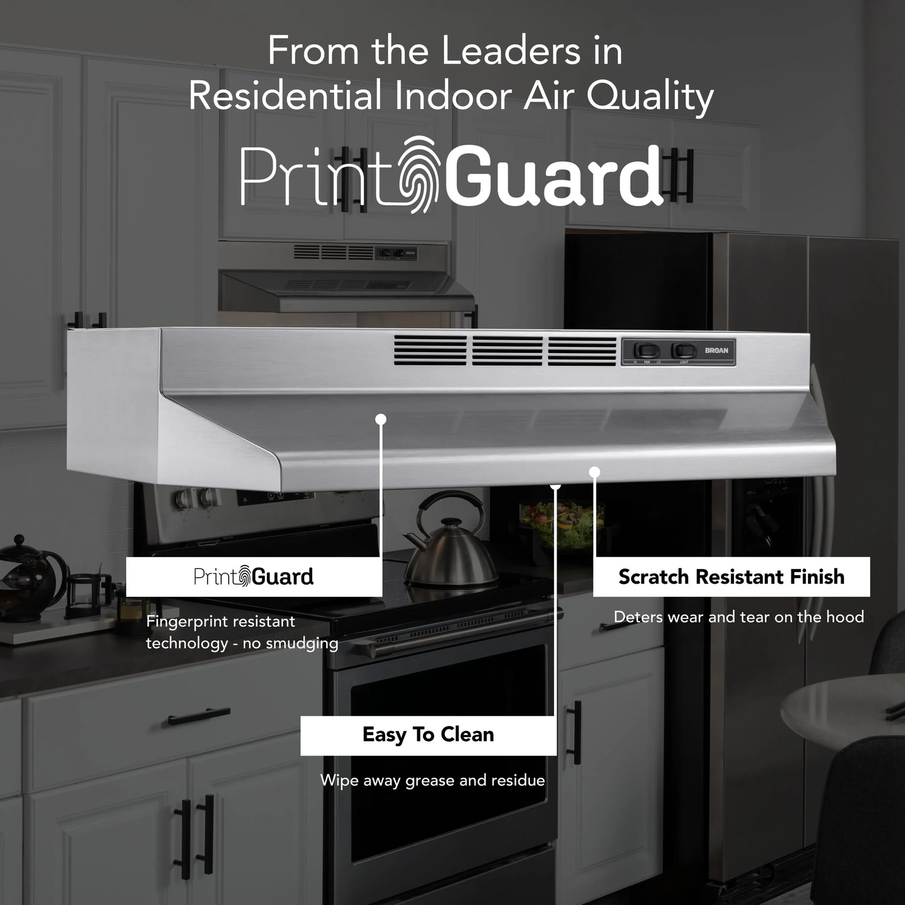 Broan-NuTone 36-Inch Ductless Under Cabinet Range Hood in Stainless Steel (4136SF) - Image 5