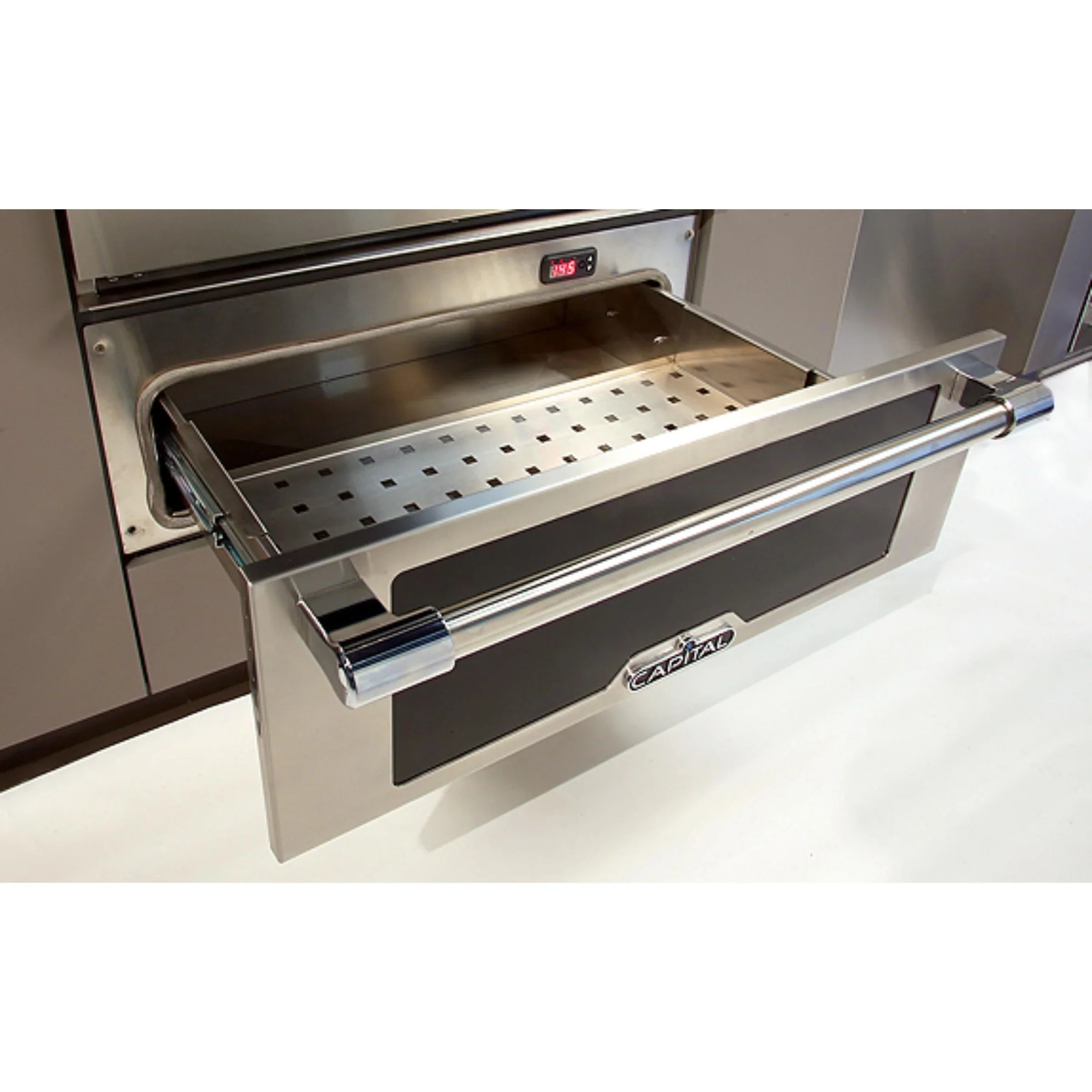 Capital 30-Inch Warming Drawer in Stainless Steel -  100°F-200°F, Self Closing (MWD30E-S) - Image 3
