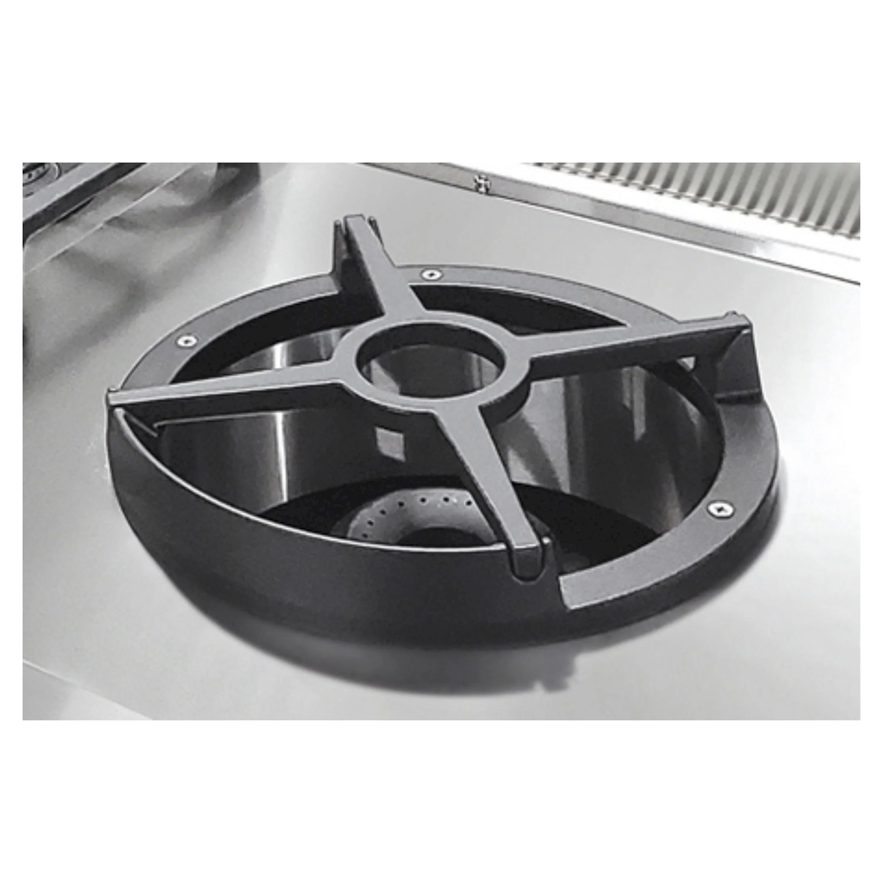 Capital 36-Inch Classic Chef Gas Range in Stainless Steel with 2 Sealed Burners & Sealed Burner Wok (MCR362W) - Image 3