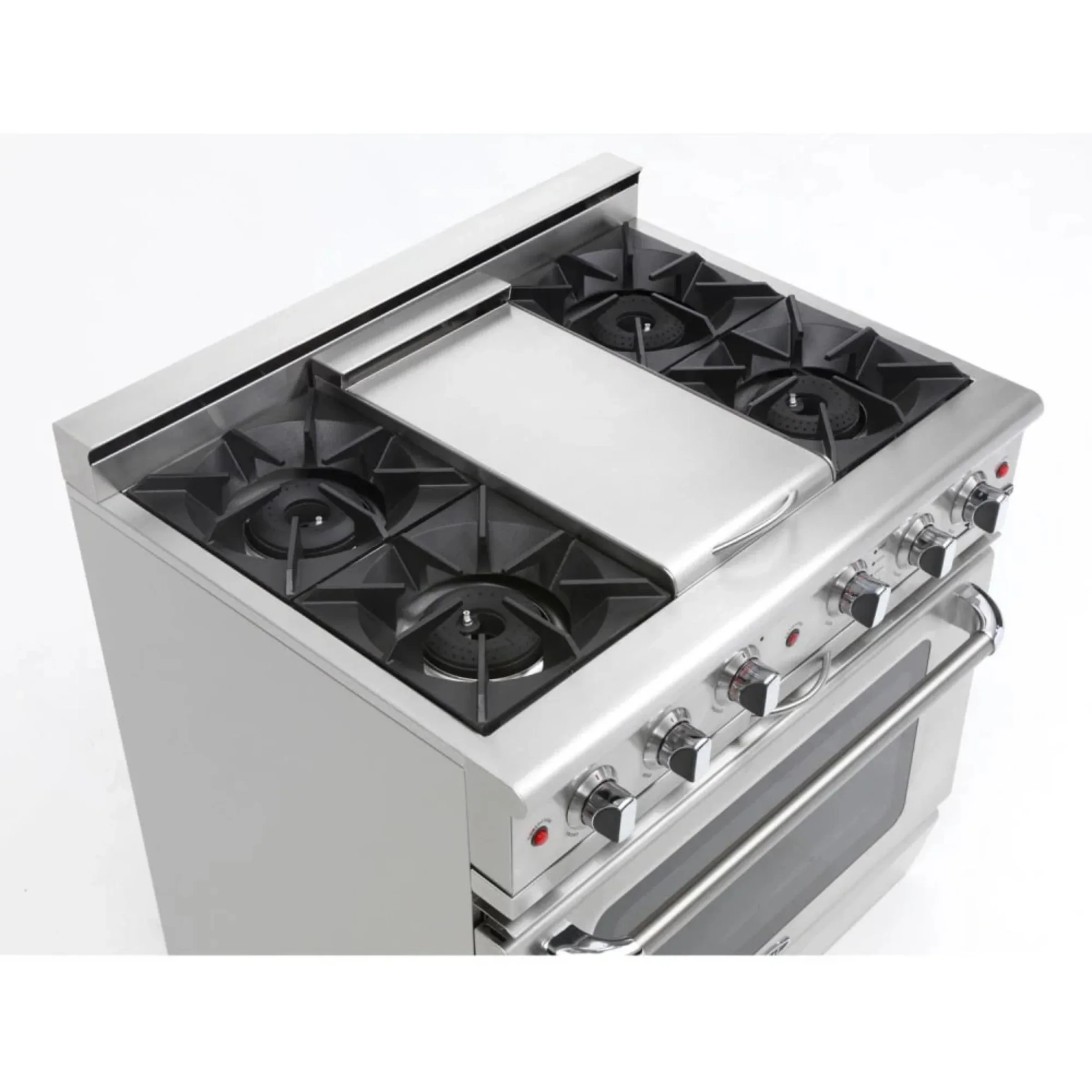 Capital 36-Inch Grand Chef Gas Range in Stainless Steel with 4 Open Burners & Griddle (CGSR362G2) - Image 3