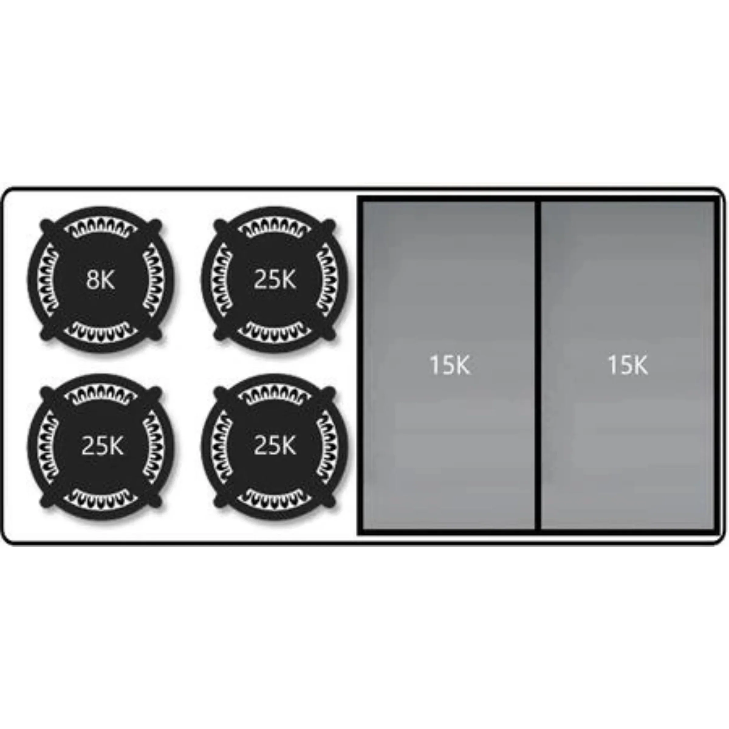 Capital 48" Culinarian Series Built-In Gas Rangetop with 4 Open Burners in Stainless Steel (CGRT484GG) - Image 3