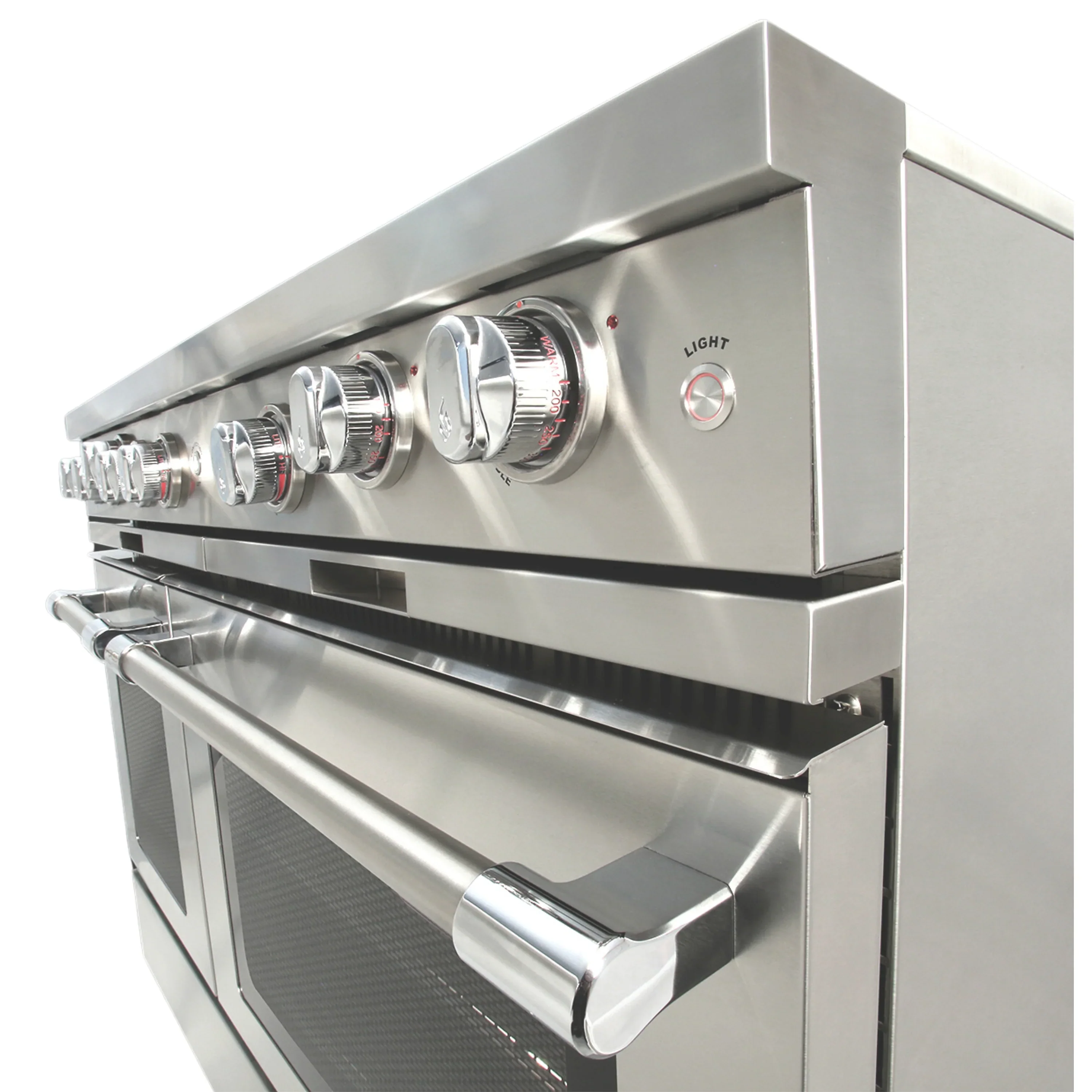 Capital 48-Inch Classic Chef Gas Range in Stainless Steel with 4 Sealed Burners & 24-Inch Griddle (MCR484GG) - Image 4