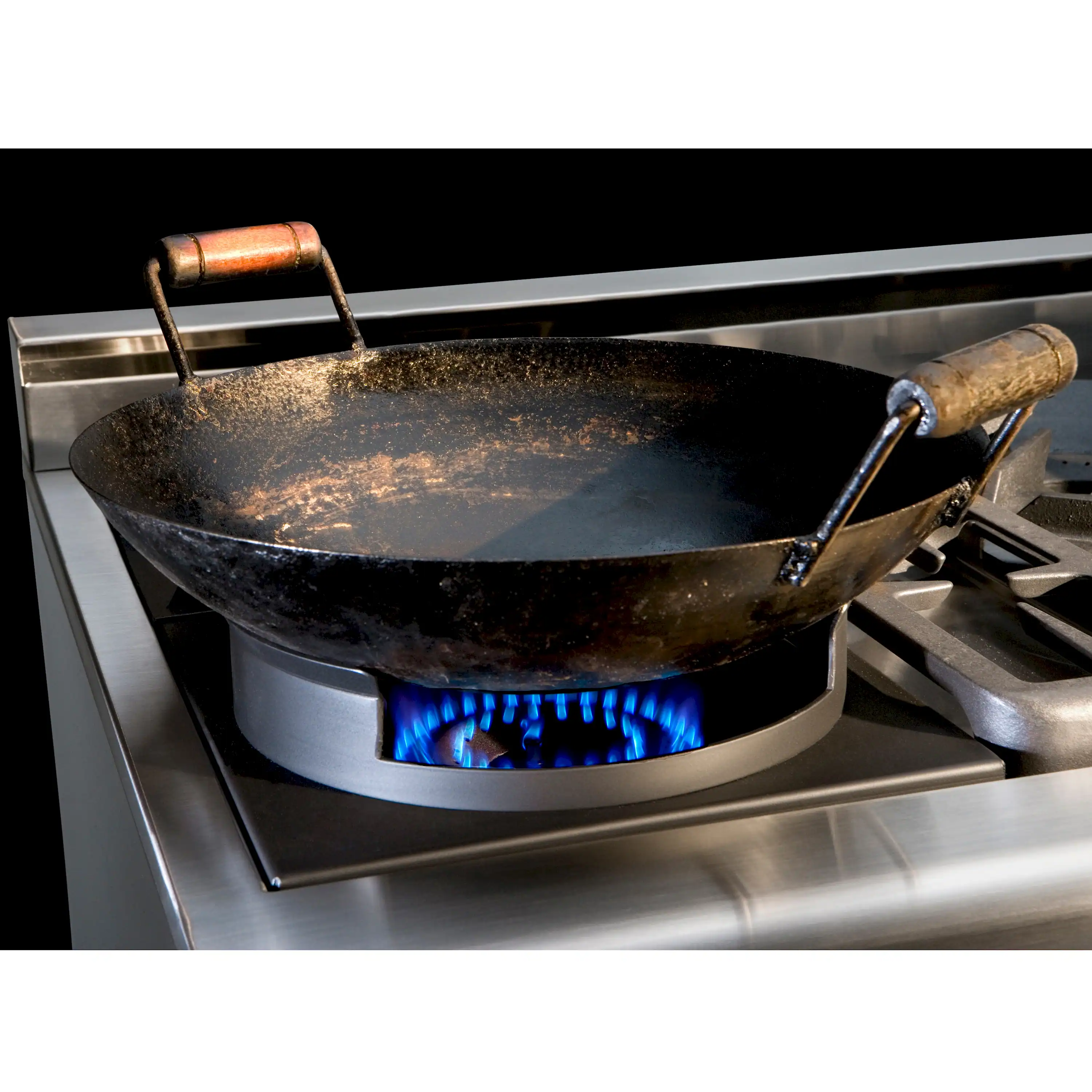 Capital 48-Inch Rangetop in Stainless Steel with 4 Open Burners & 24-Inch Open Power Wok (CGRT484CW) - Image 5