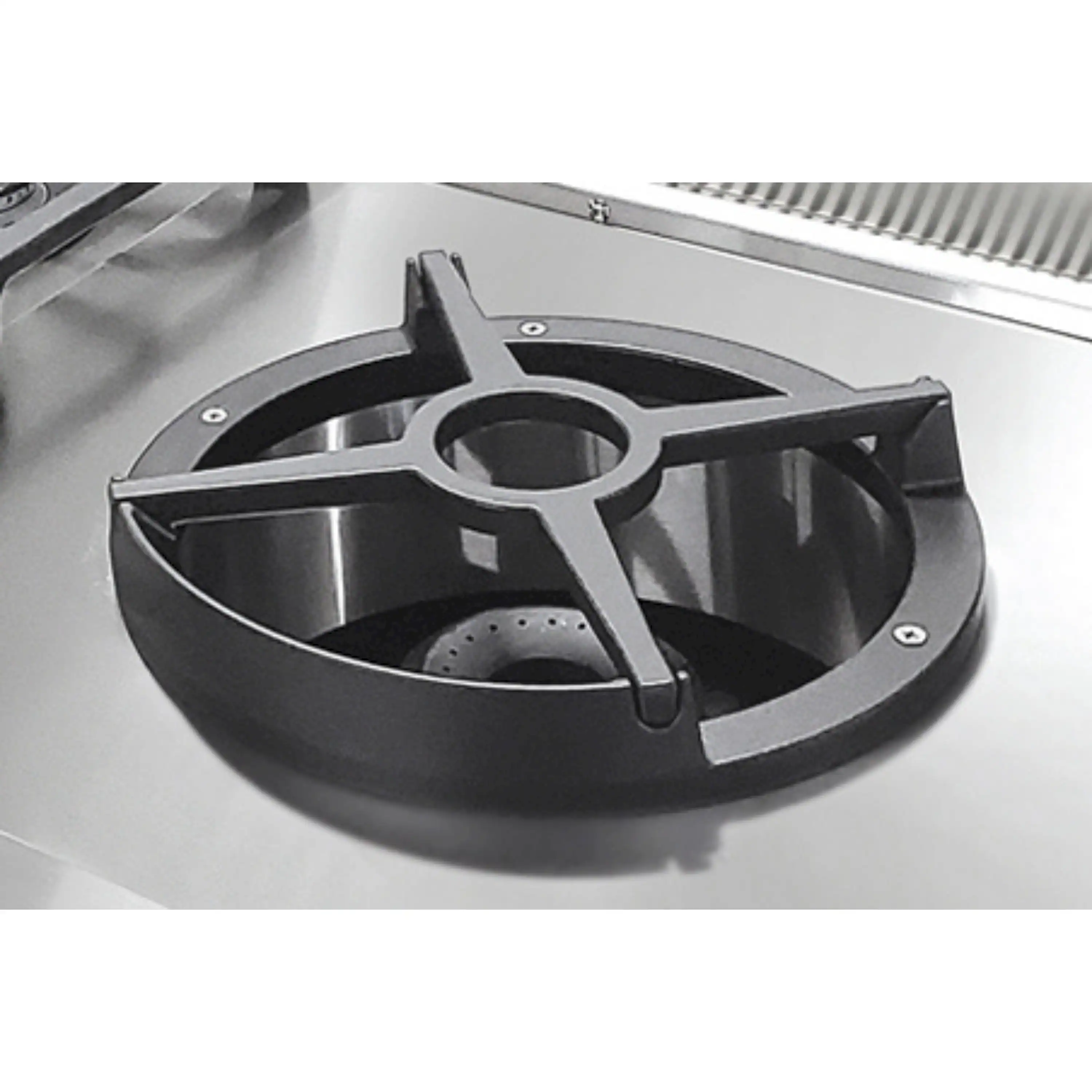 Capital 48-Inch Rangetop in Stainless Steel with 4 Sealed Burners & 24-Inch Open Power Wok (GRT484CW) - Image 5
