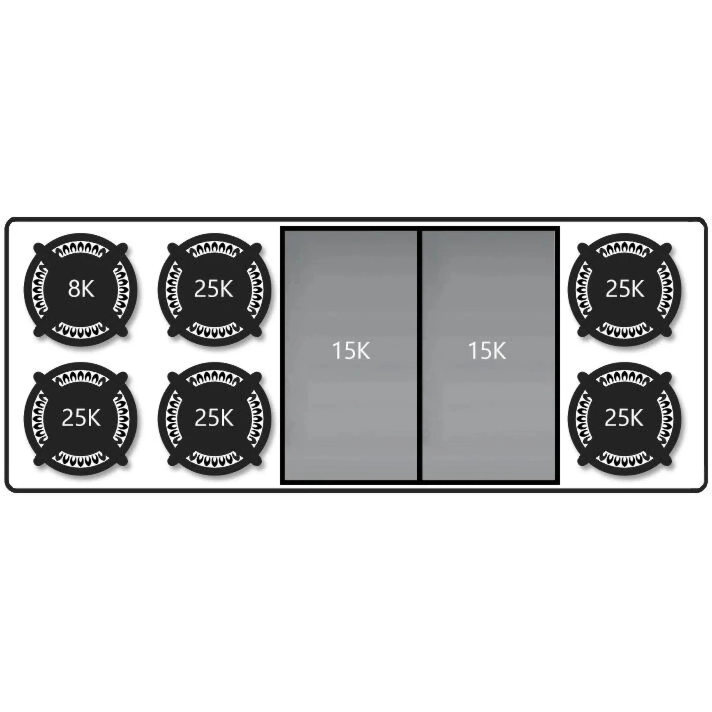 Capital 60-Inch Rangetop in Stainless Steel with 6 Sealed Burners & 24-Inch Griddle (GRT604GG2) - Image 5