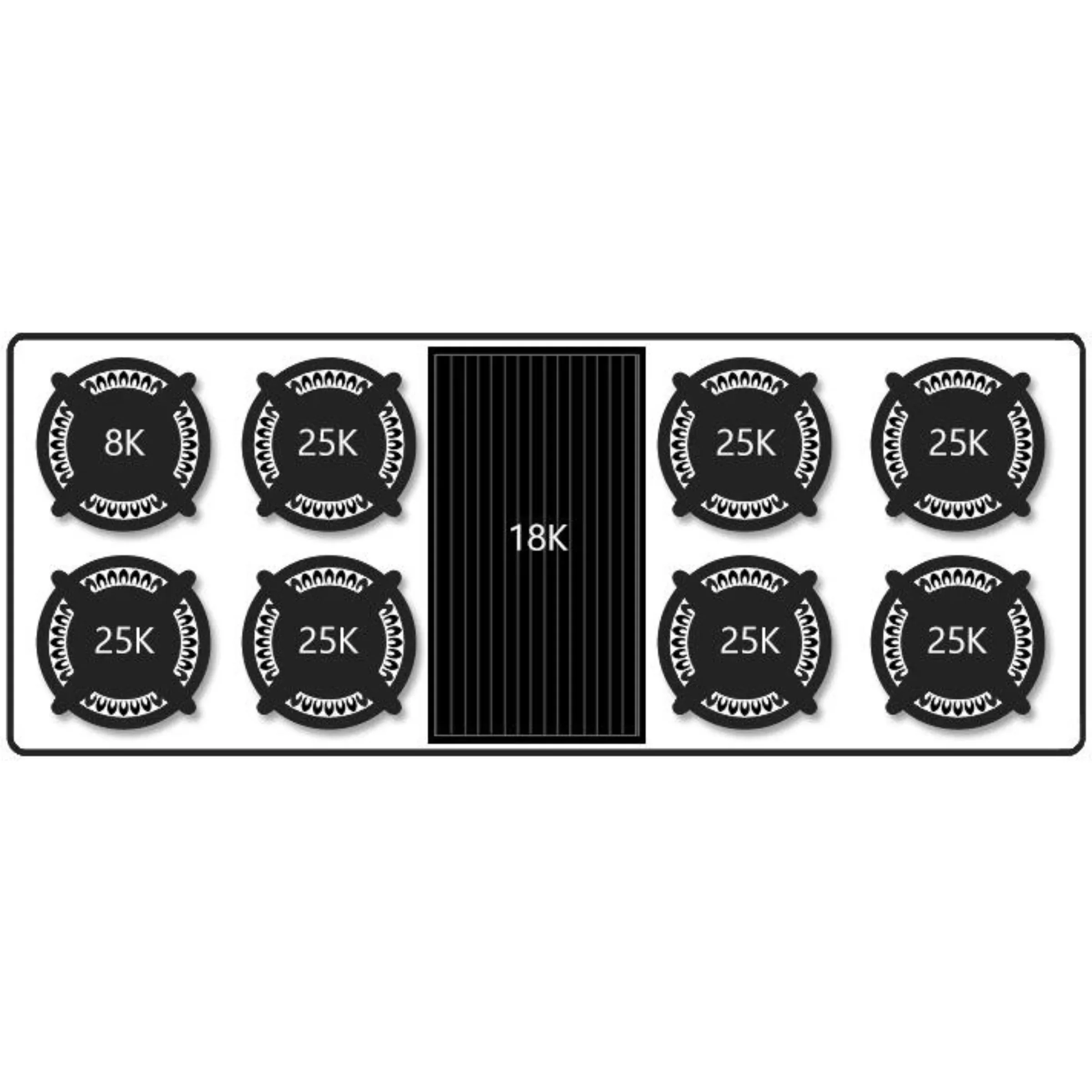 Capital 60-Inch Rangetop in Stainless Steel with 8 Sealed Burners & Grill (GRT604B4) - Image 5