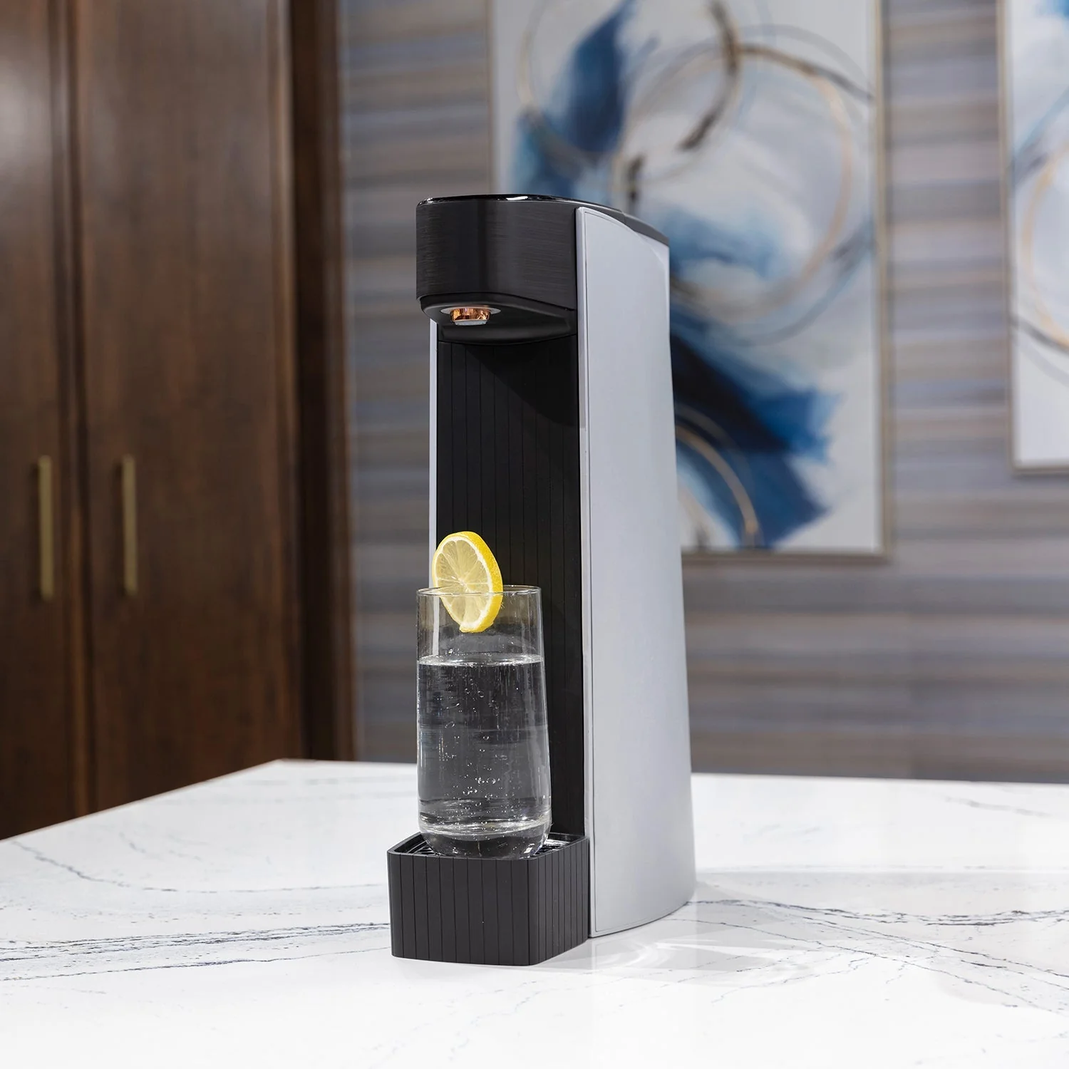 Carbon8 Kit - One Touch Sparkling Water Maker + Filter & Lemon8 + Co2 Cylinder - Silver - Image 10