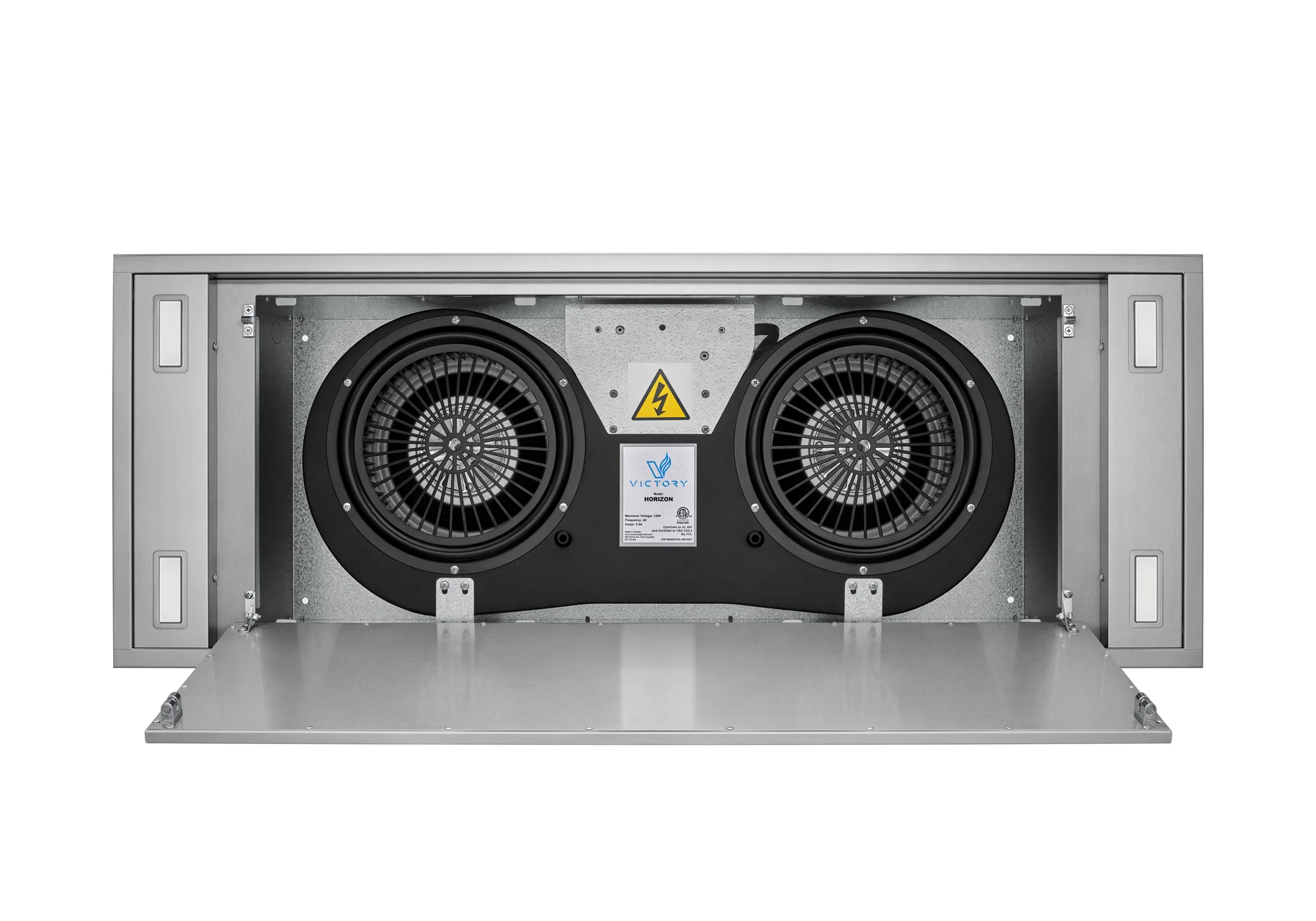 Victory Horizon 36-Inch 900 CFM Powerful Flush Ceiling Range Hood in Stainless Steel (HORIZON) - Image 7