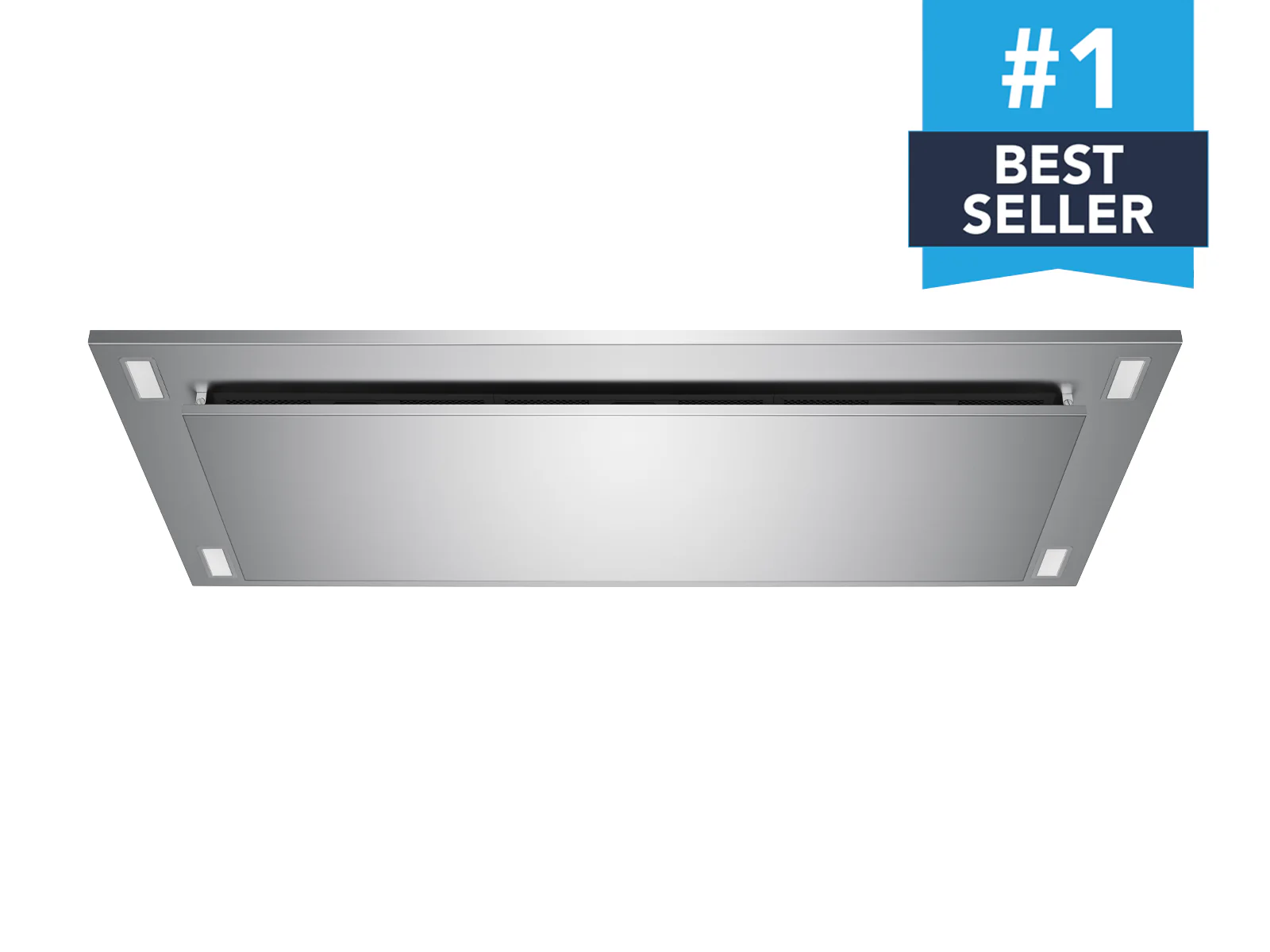 Victory Sunset 38.5-Inch 600 CFM Flush Ceiling Mount Range Hood in Stainless Steel (Sunset) - Image 3