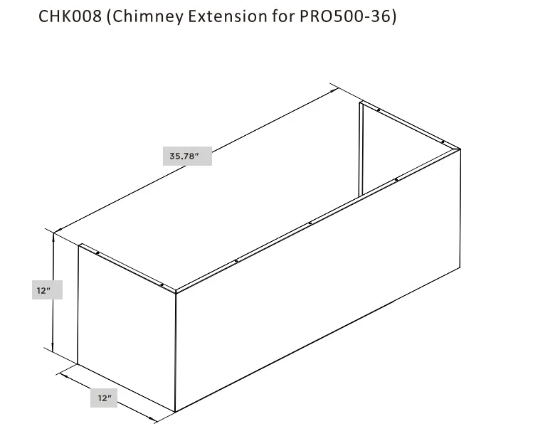 Hauslane Chimney Cover Kit for PRO500 - Image 2