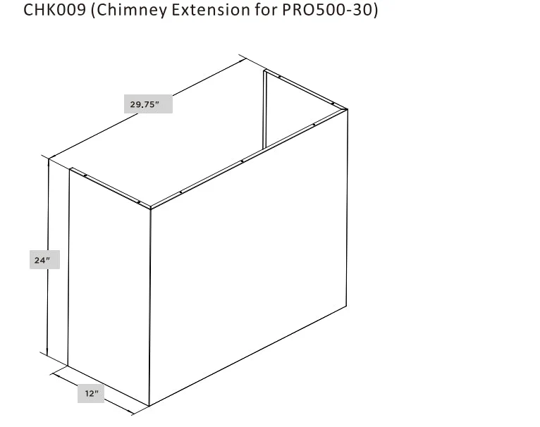 Hauslane Chimney Cover Kit for PRO500 - Image 3