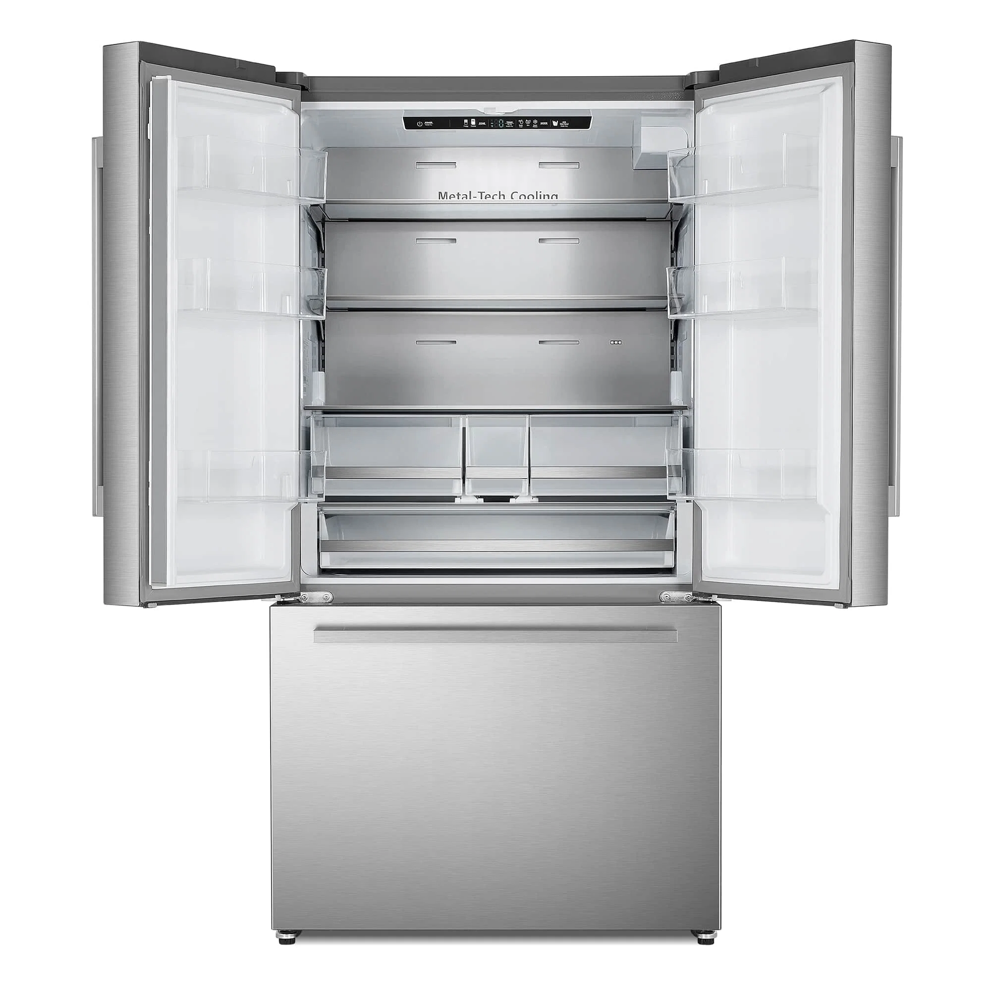 Cosmo 36-Inch 22.4 Cu. Ft. French Door Refrigerator with Water Dispenser and Ice Maker in Stainless Steel (COS-FDR223GWSS) - Image 10