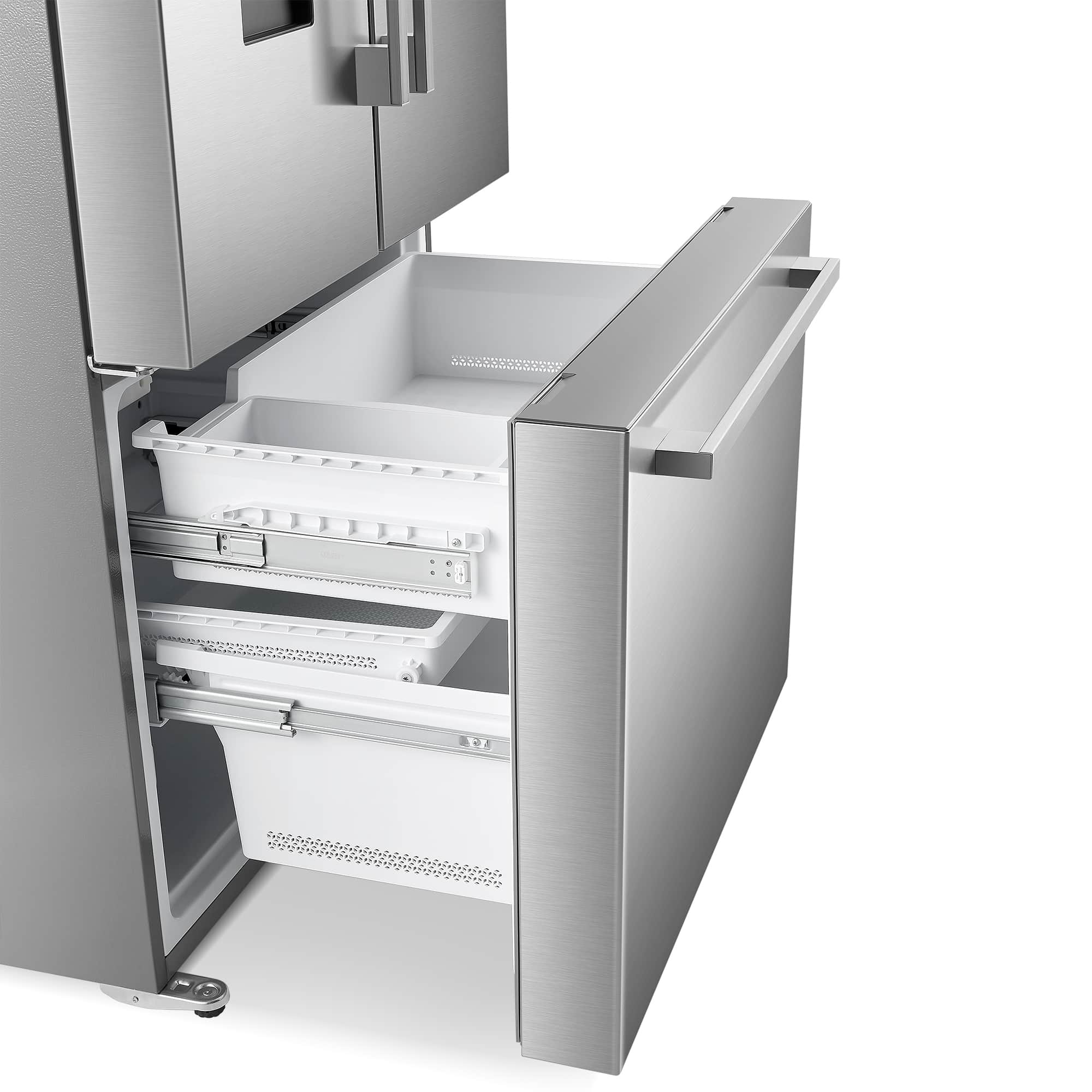 Cosmo 36-Inch 22.4 Cu. Ft. French Door Refrigerator with Water Dispenser and Ice Maker in Stainless Steel (COS-FDR223GWSS) - Image 12
