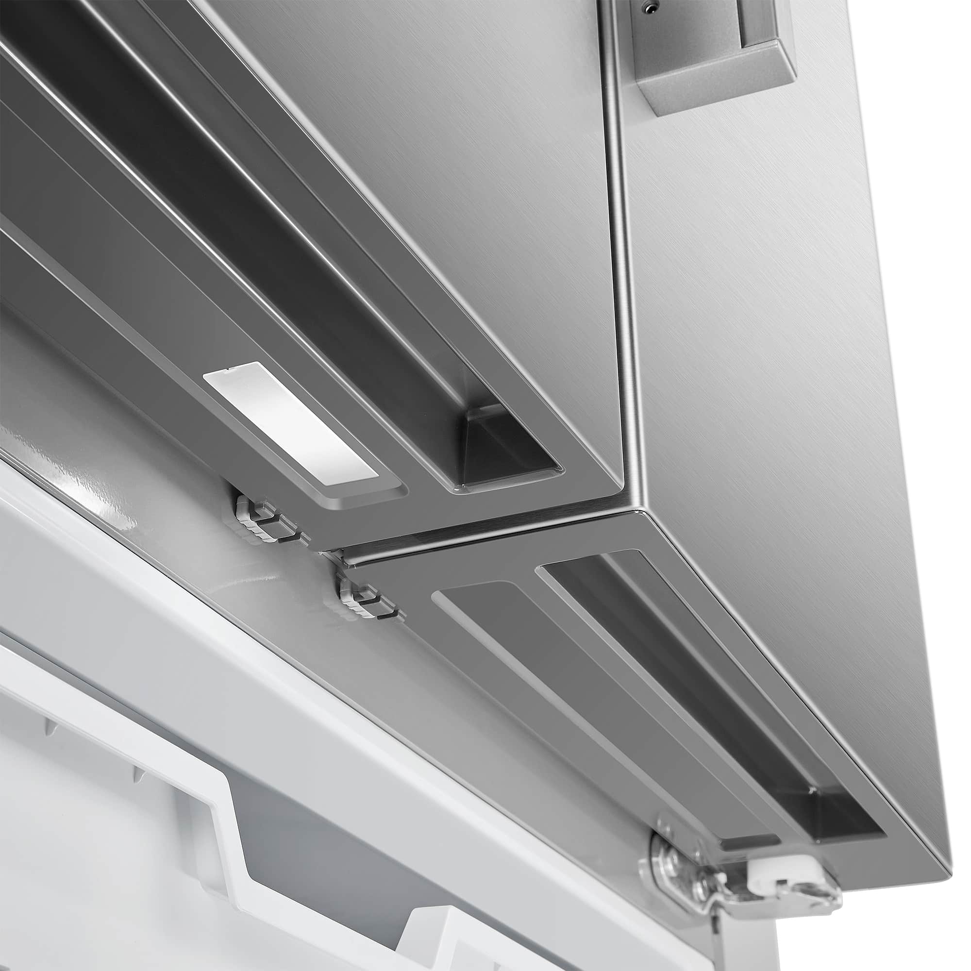 Cosmo 36-Inch 22.4 Cu. Ft. French Door Refrigerator with Water Dispenser and Ice Maker in Stainless Steel (COS-FDR223GWSS) - Image 15
