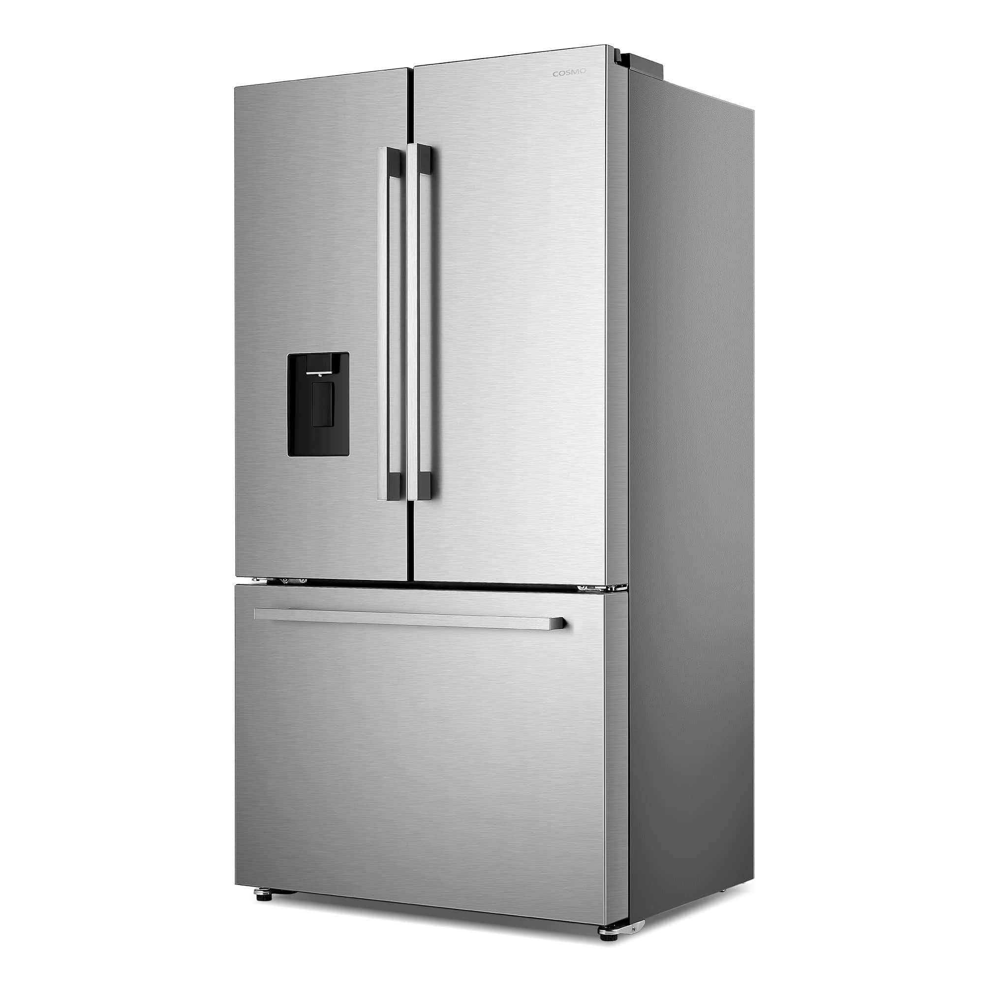 Cosmo 36-Inch 22.4 Cu. Ft. French Door Refrigerator with Water Dispenser and Ice Maker in Stainless Steel (COS-FDR223GWSS) - Image 7