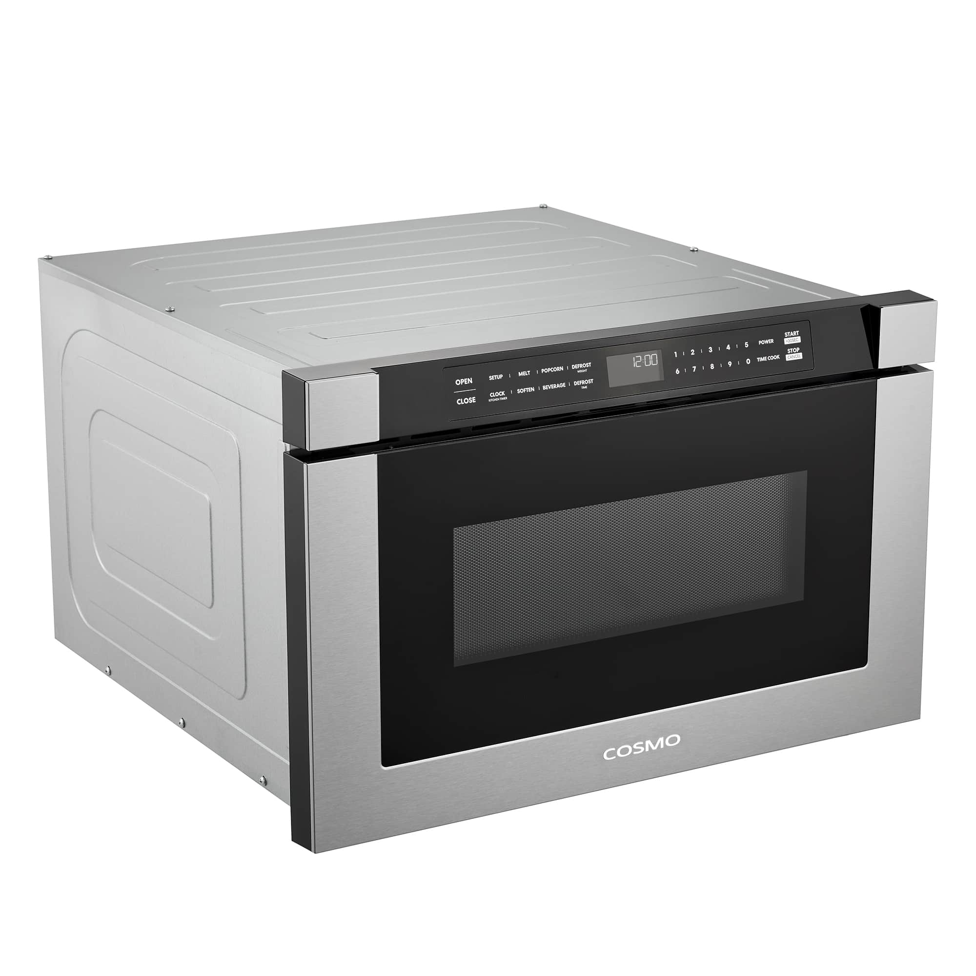 Cosmo 24-Inch 1.2 Cu. Ft. Built-in Microwave Drawer in Stainless Steel (COS-12MWDSS-NH) - Image 4