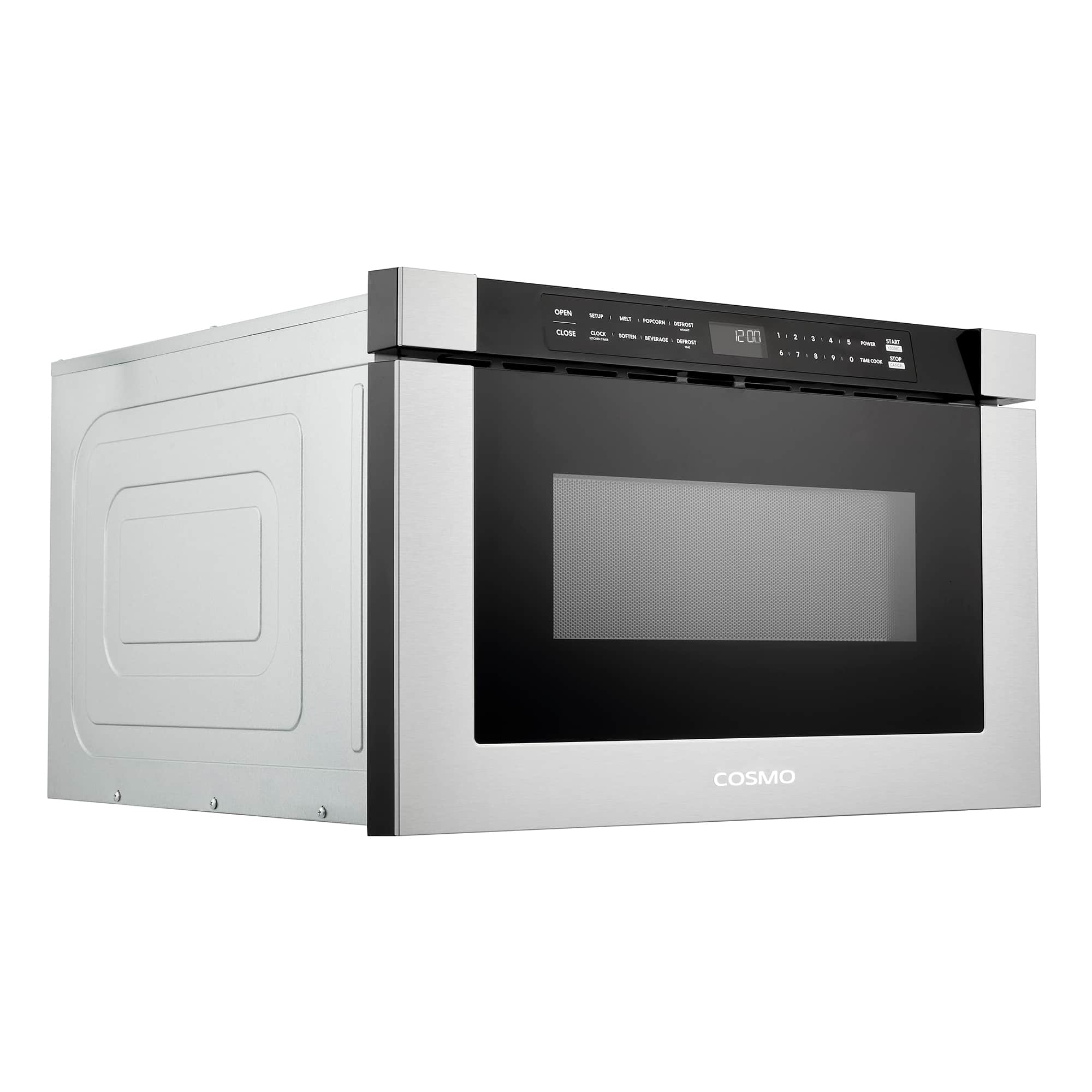 Cosmo 24-Inch 1.2 Cu. Ft. Built-in Microwave Drawer in Stainless Steel (COS-12MWDSS-NH) - Image 5