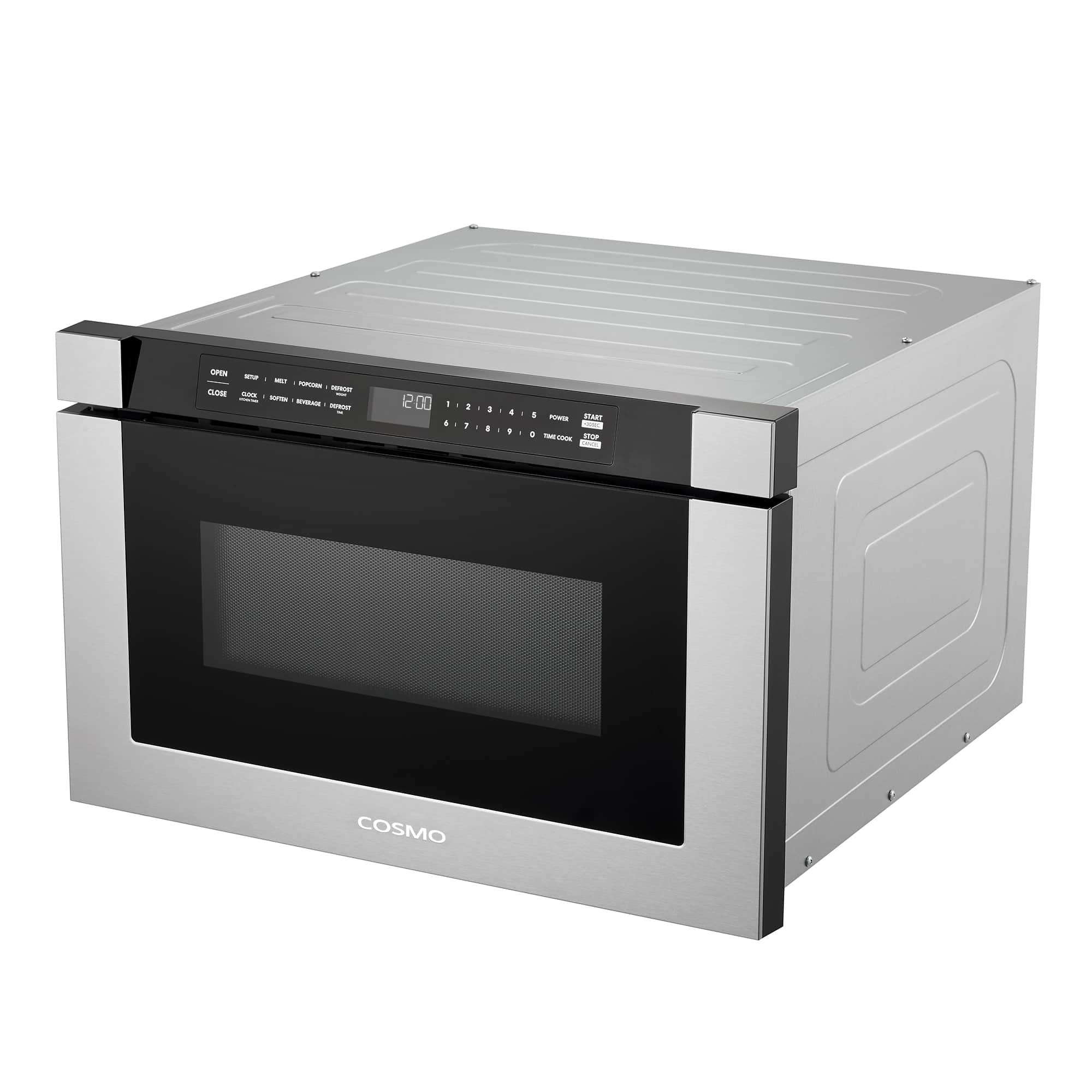 Cosmo 24-Inch 1.2 Cu. Ft. Built-in Microwave Drawer in Stainless Steel (COS-12MWDSS-NH) - Image 6