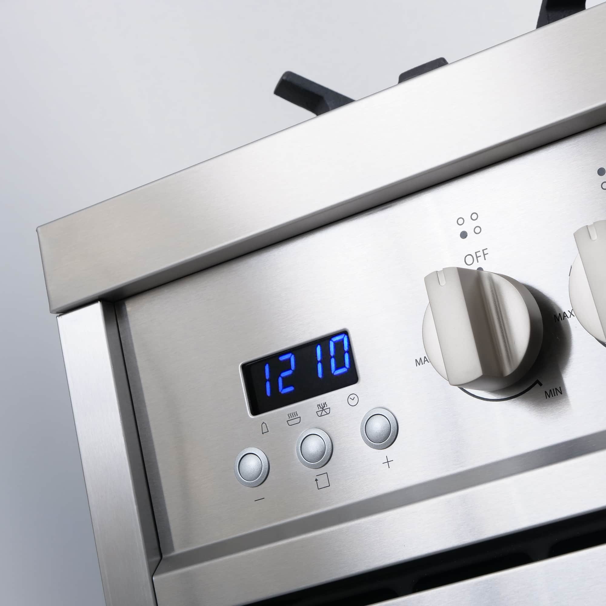 Cosmo 24-Inch 2.73 Cu. Ft. Single Oven Gas Range with 4 Burner Cooktop in Stainless Steel (COS-244AGC) - Image 15