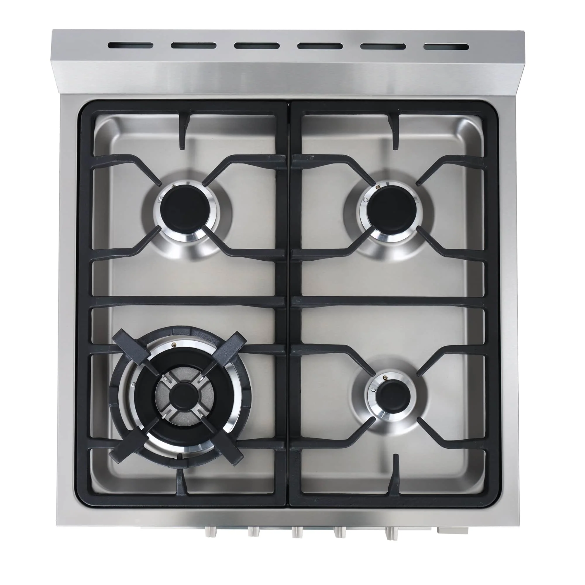 Cosmo 24-Inch 2.73 Cu. Ft. Single Oven Gas Range with 4 Burner Cooktop in Stainless Steel (COS-244AGC) - Image 8