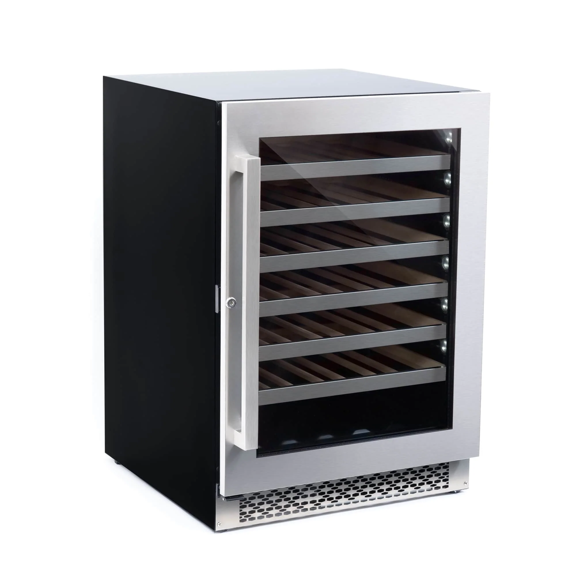 Cosmo 24-Inch 48 Bottles Capacity Wine Cooler in Stainless Steel (COS-24BIWCS) - Image 11