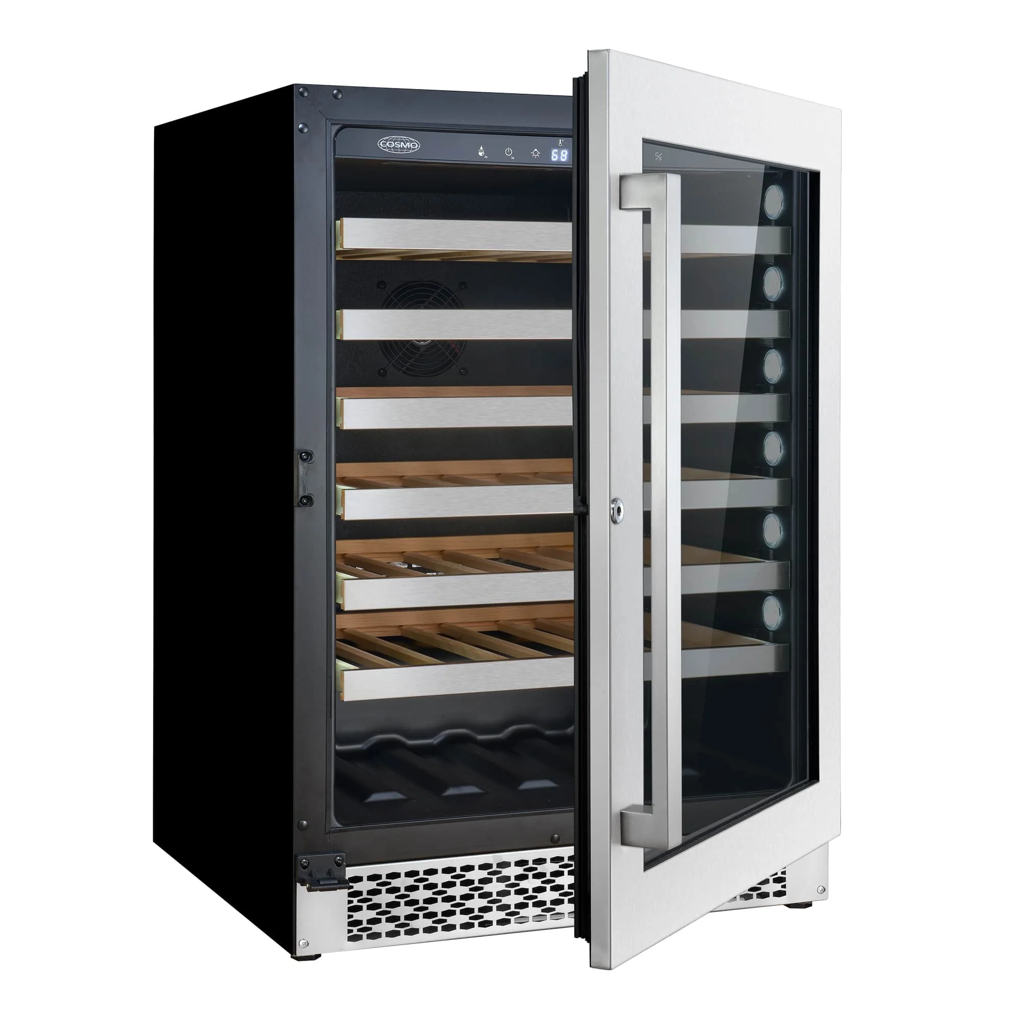 Cosmo 24-Inch 48 Bottles Capacity Wine Cooler in Stainless Steel (COS-24BIWCS) - Image 12