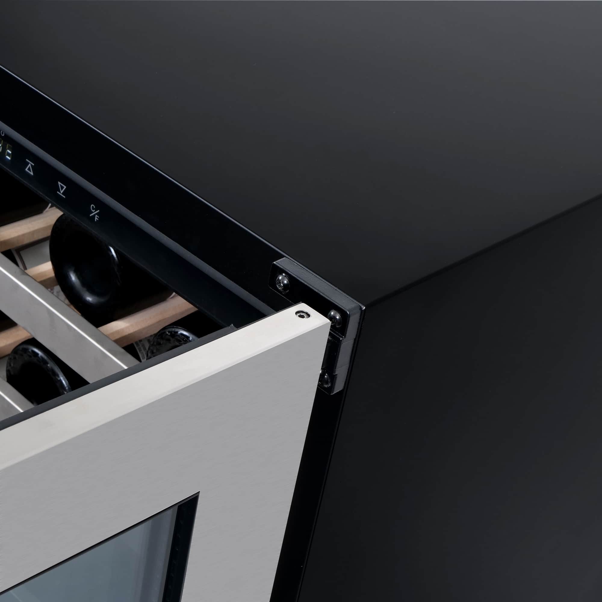 Cosmo 24-Inch 48 Bottles Capacity Wine Cooler in Stainless Steel (COS-24BIWCS) - Image 9