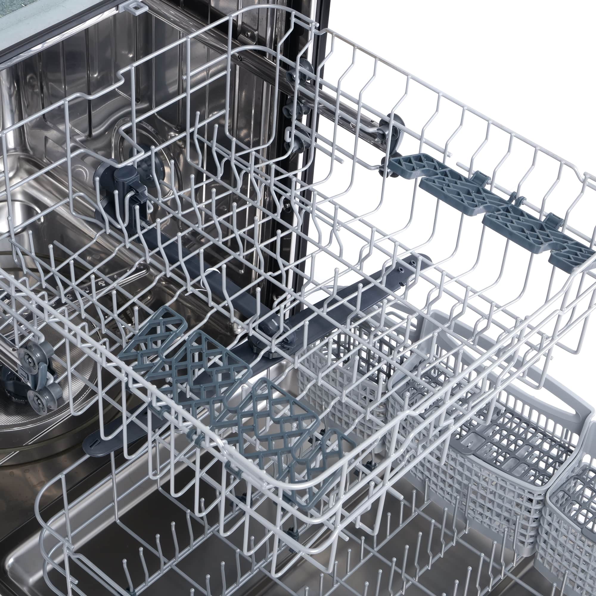 Cosmo 24-Inch Built-In Tall Tub Dishwasher Fingerprint Resistant Stainless Steel (COS-DIS6502) - Image 12