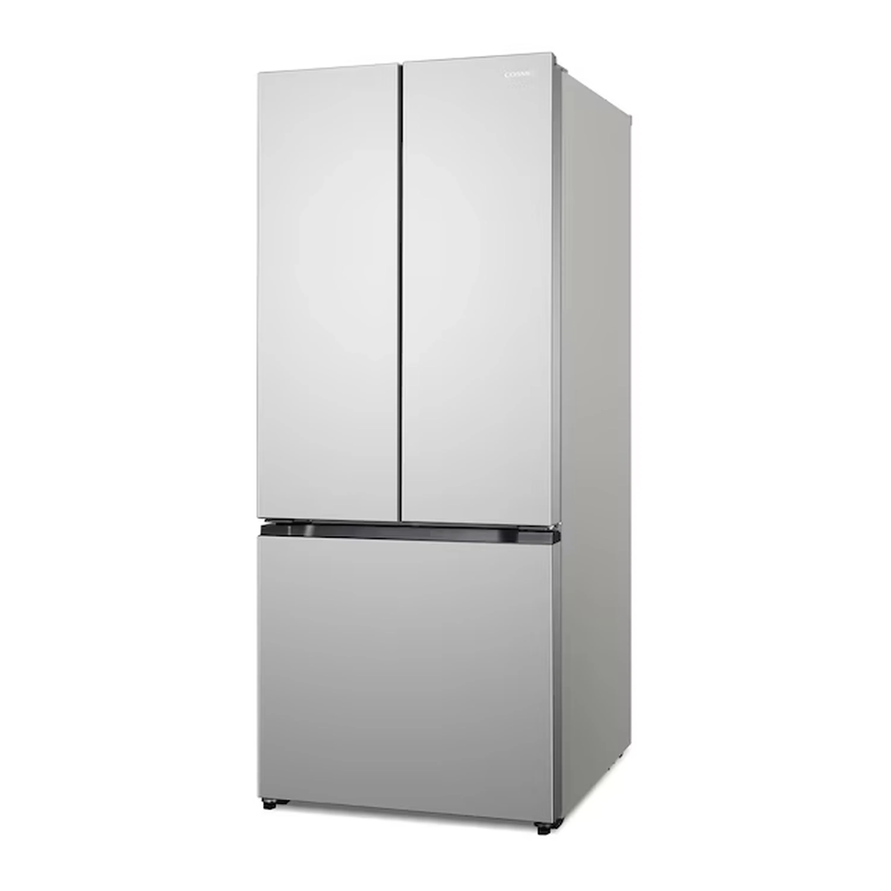Cosmo 30-Inch 17.5 Cu. Ft. Counter-Depth French Door Refrigerator with Ice Maker in Stainless Steel (COS-RFFV183RS) - Image 3
