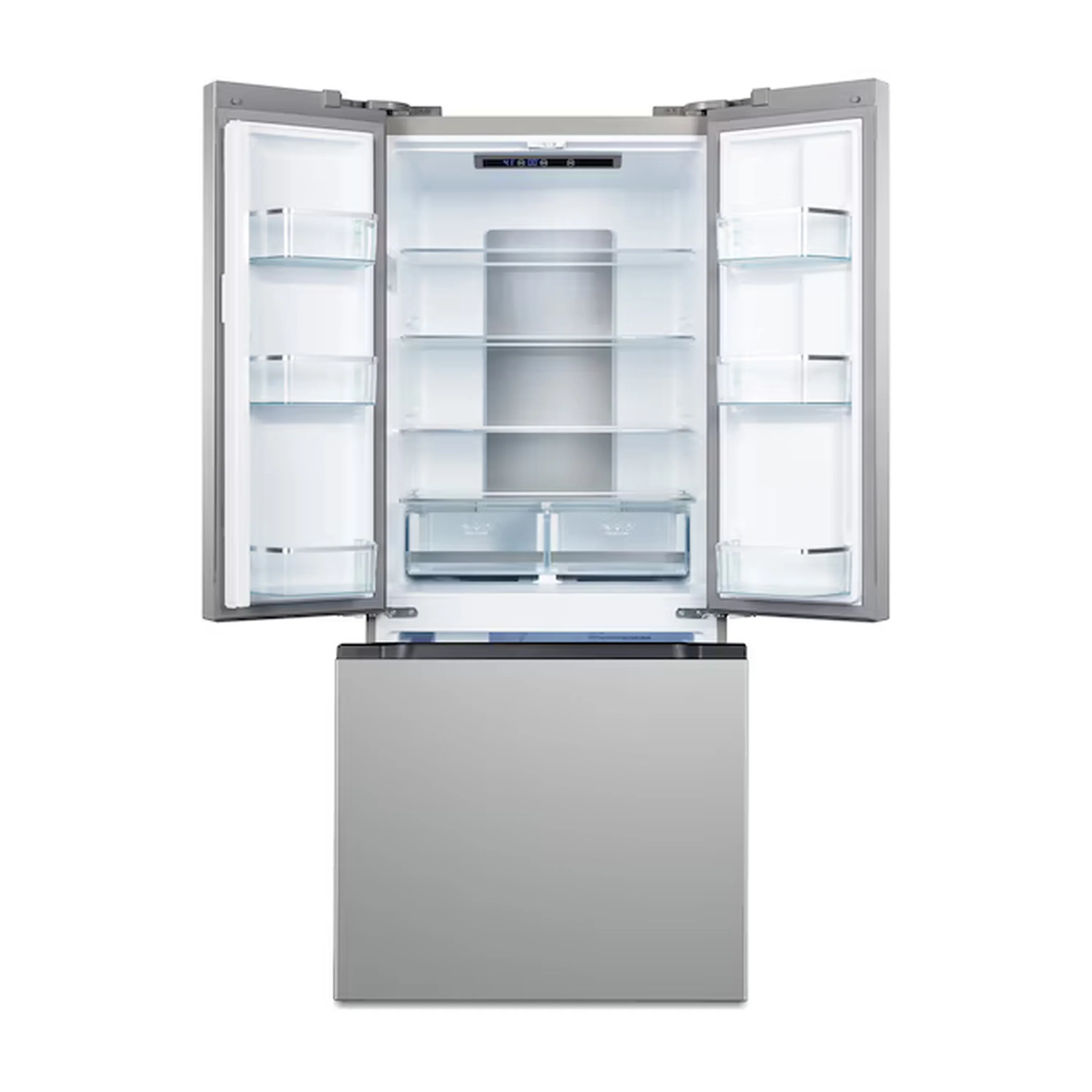 Cosmo 30-Inch 17.5 Cu. Ft. Counter-Depth French Door Refrigerator with Ice Maker in Stainless Steel (COS-RFFV183RS) - Image 4