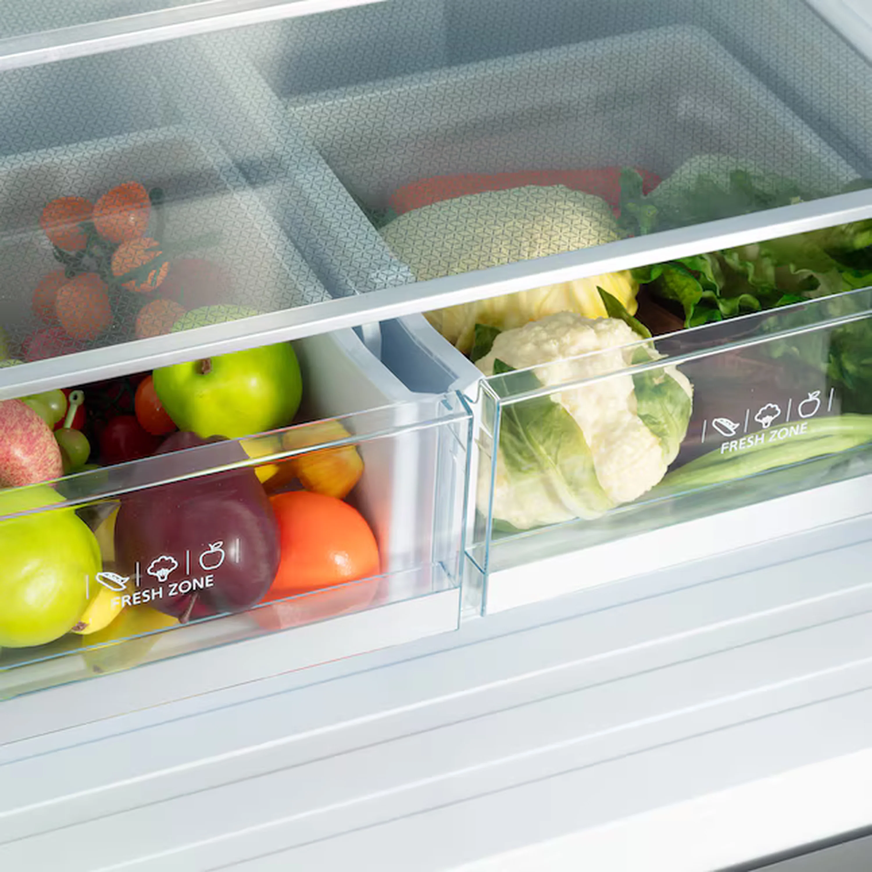 Cosmo 30-Inch 17.5 Cu. Ft. Counter-Depth French Door Refrigerator with Ice Maker in Stainless Steel (COS-RFFV183RS) - Image 7