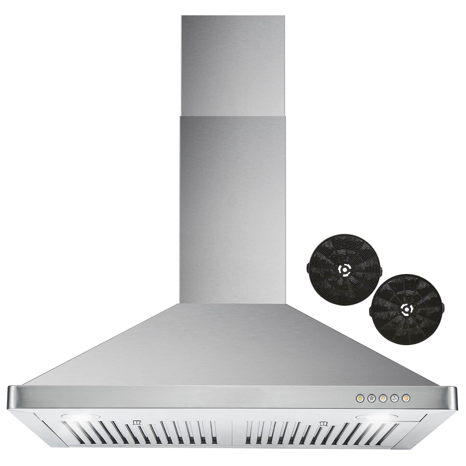 Cosmo 30-Inch 380 CFM Ducted Wall Mount Range Hood in Stainless Steel (COS-63175) - Image 8