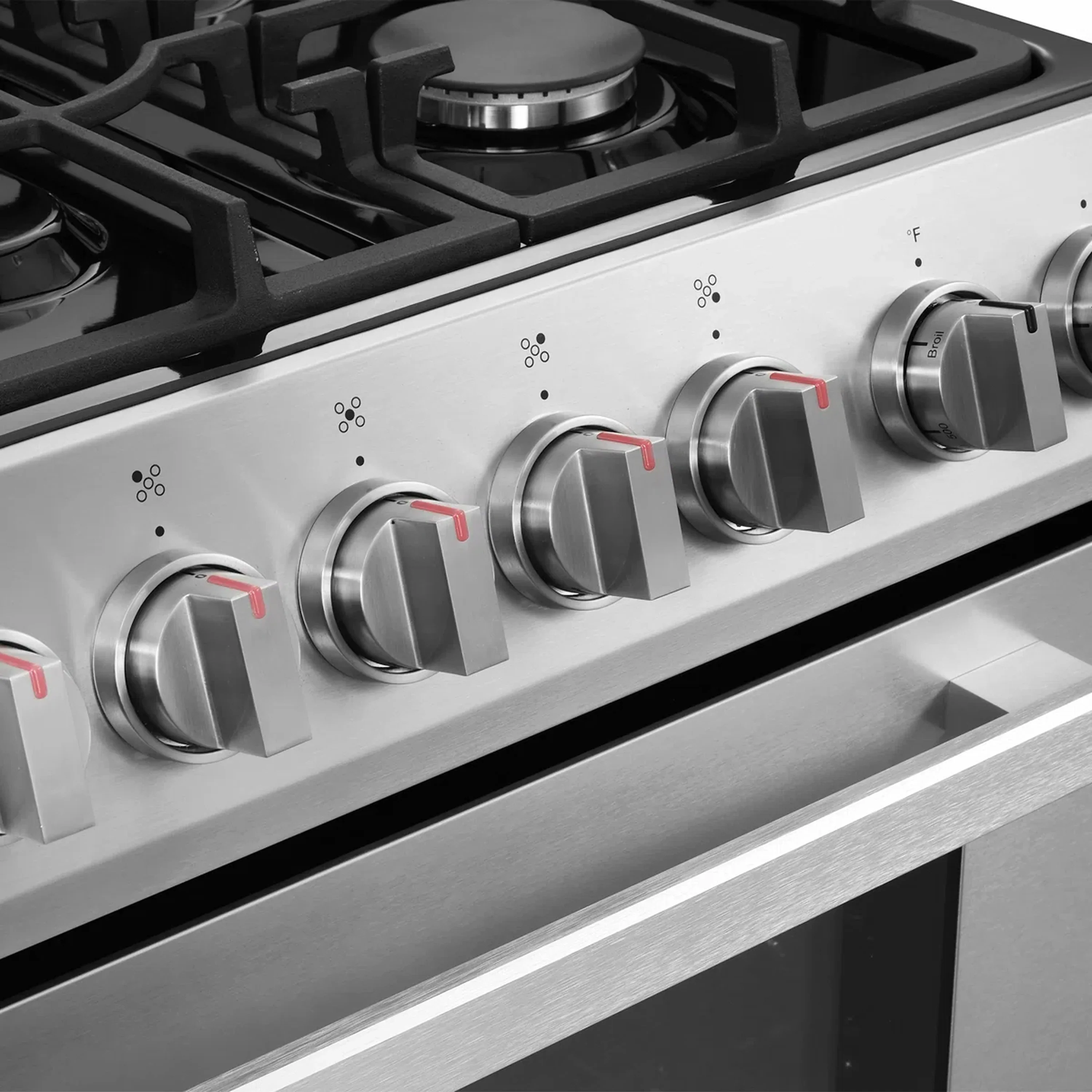 Cosmo 30-Inch 5.0 Cu. Ft. Single Oven Gas Range with 5 Burner Cooktop in Stainless Steel (COS-305AGC) - Image 8
