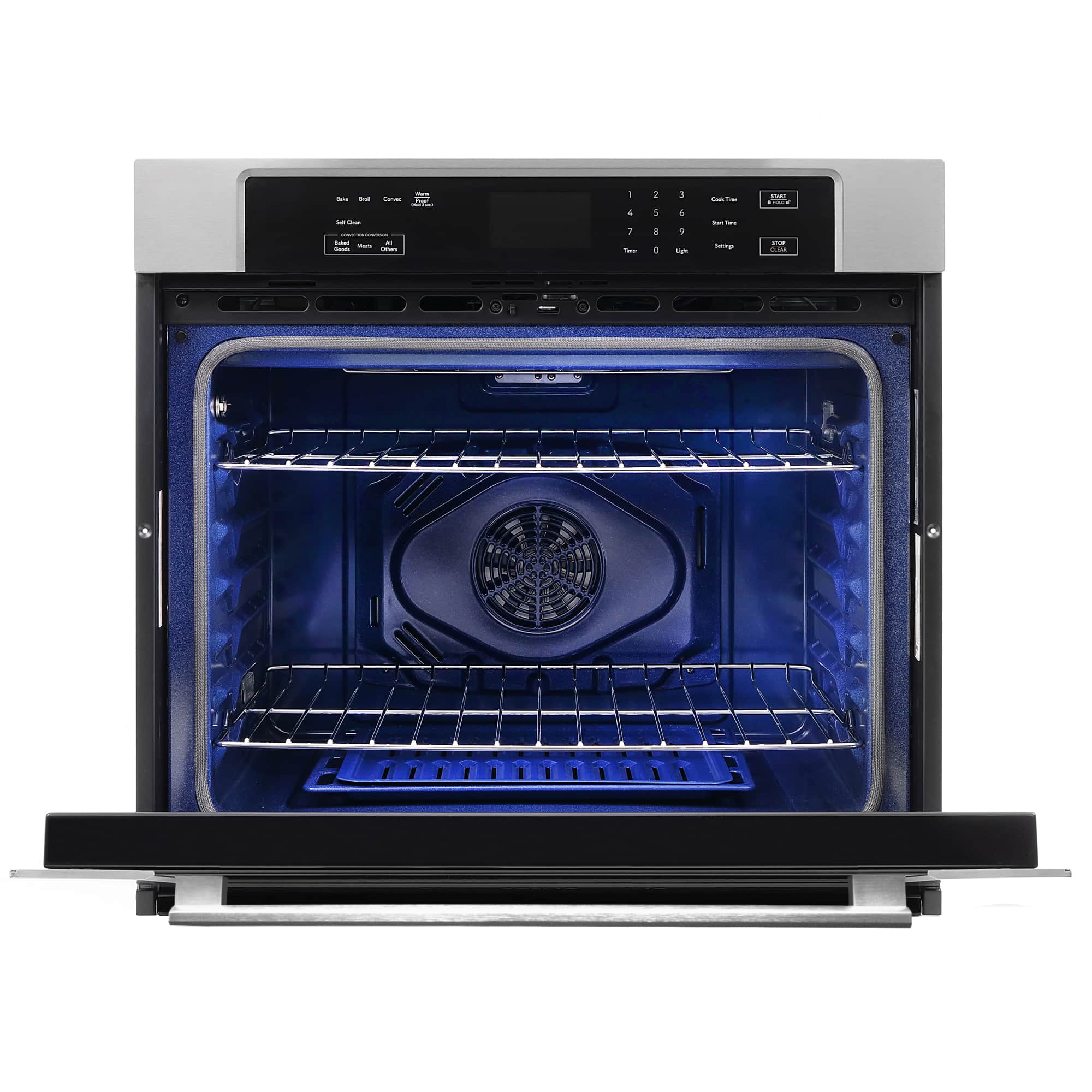 Cosmo 30-Inch 5 Cu. Ft. Convection and Self Cleaning Single Electric Wall Oven in Stainless Steel (COS-30ESWC) - Image 12