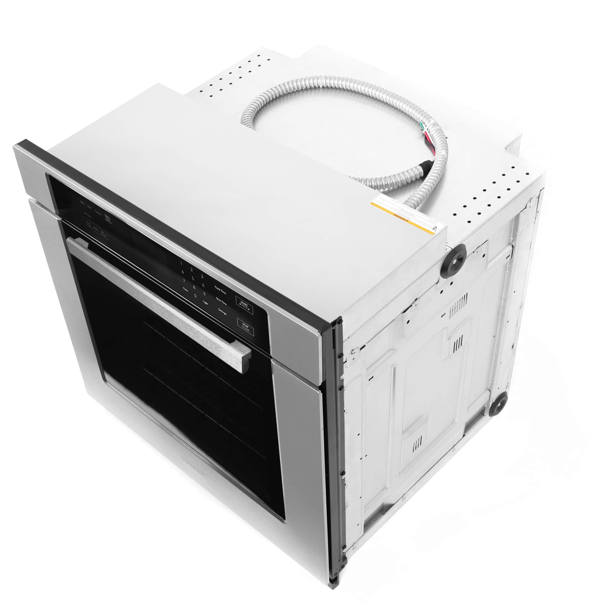 Cosmo 30-Inch 5 Cu. Ft. Convection and Self Cleaning Single Electric Wall Oven in Stainless Steel (COS-30ESWC) - Image 7