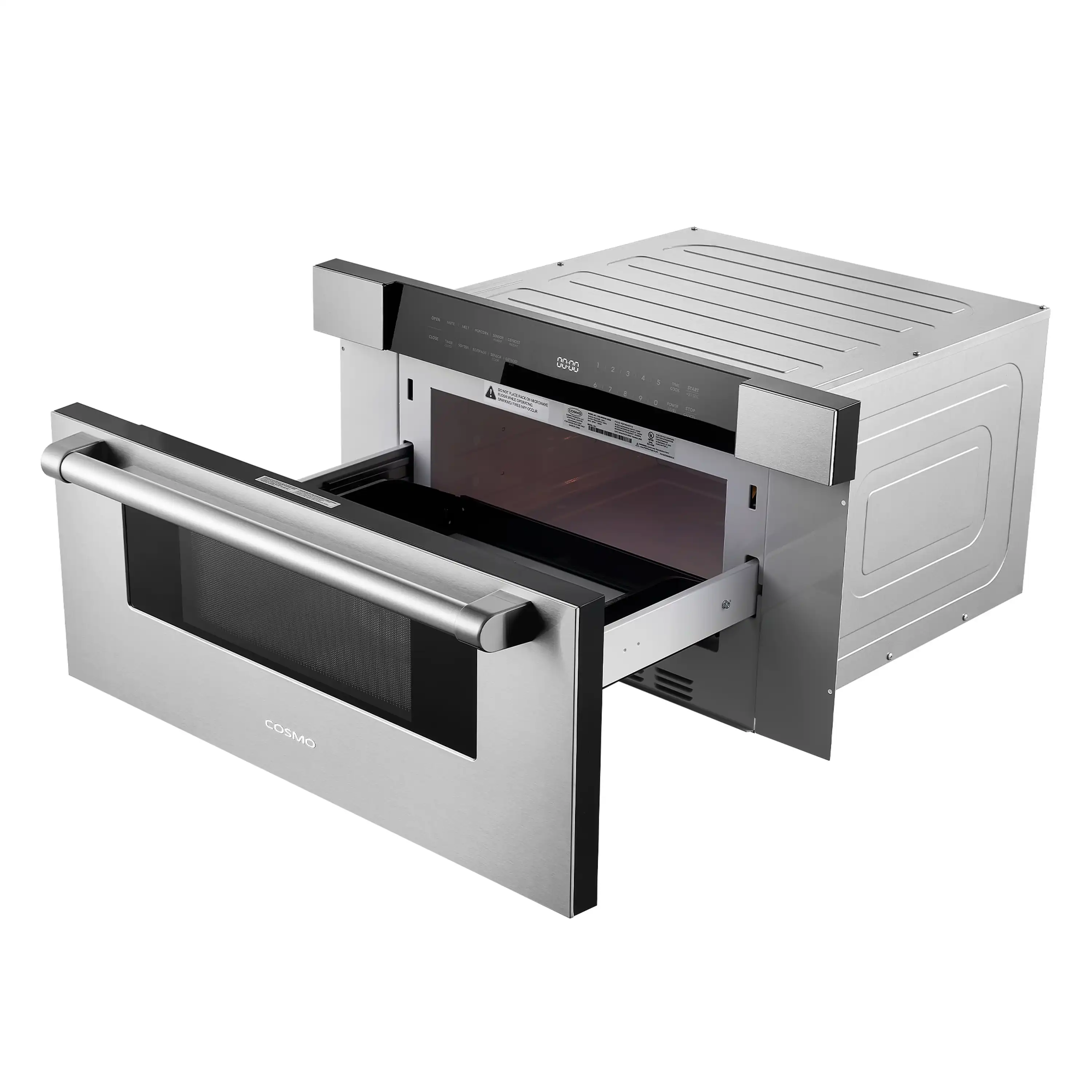 Cosmo 30-Inch Built-In Microwave Drawer in Stainless Steel (COS-MWD3012GSS) - Image 7