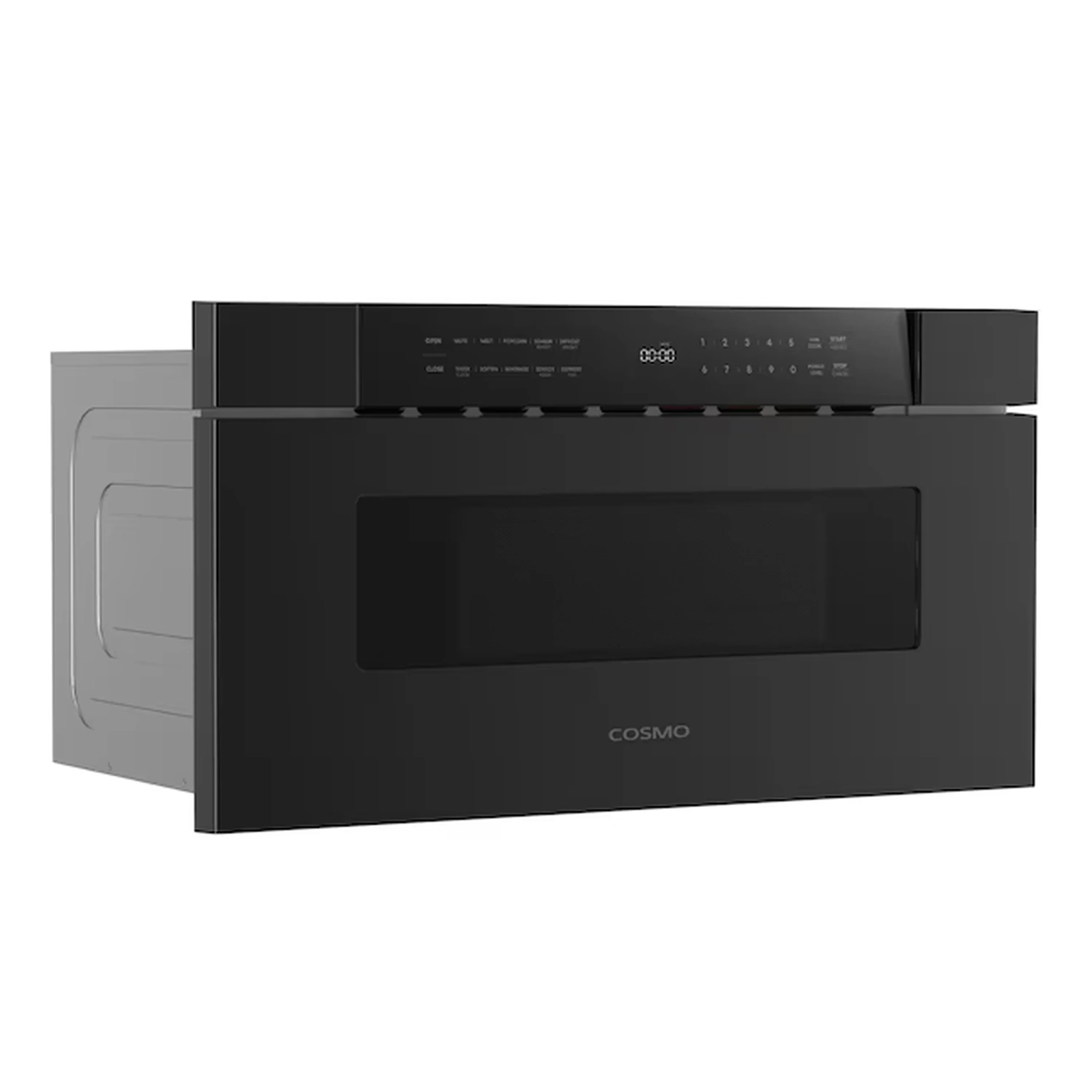 Cosmo 30-Inch 1.2 Cu. Ft. Built-In Microwave Drawer in Matte Black (COS-MWD3012NHBK) - Image 3