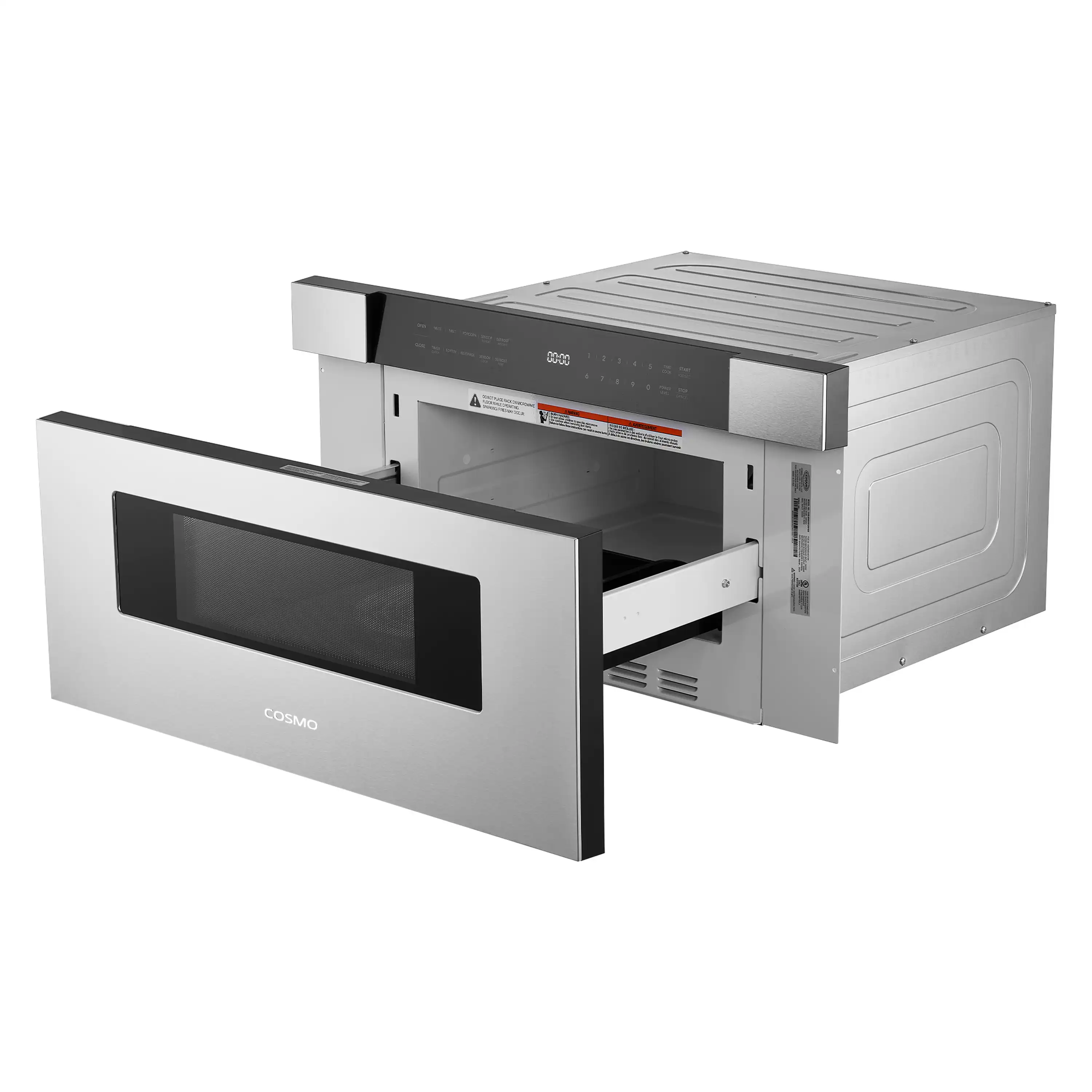 Cosmo 30-Inch Built-In Microwave Drawer in Stainless Steel (COS-MWD3012NHSS) - Image 4