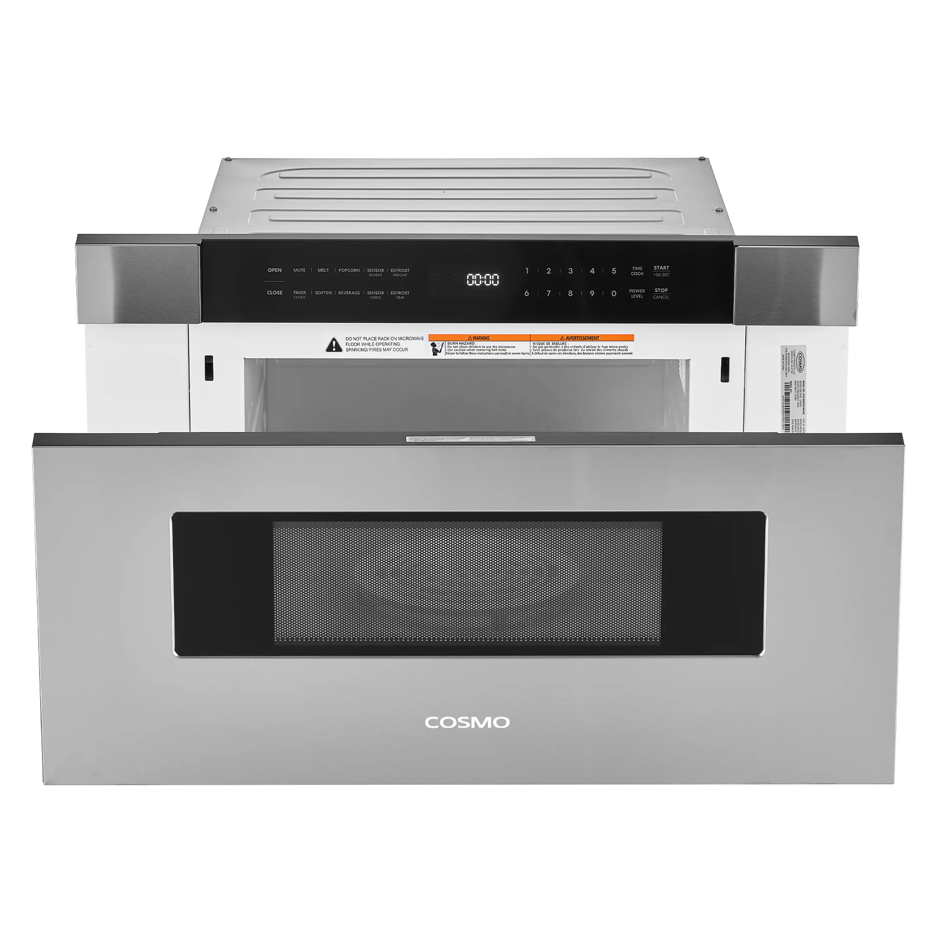 Cosmo 30-Inch Built-In Microwave Drawer in Stainless Steel (COS-MWD3012NHSS) - Image 5