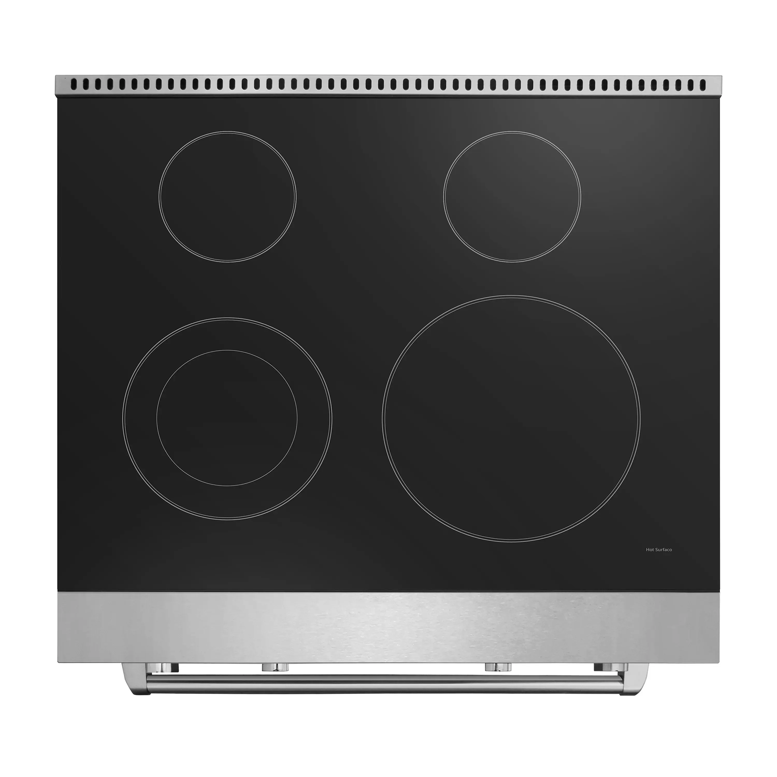 Cosmo 30-Inch Electric Range with 4 Burner Glass Cooktop and  4.8 Cu. Ft. Convection Oven in Stainless Steel (COS-ERC304KBD) - Image 6