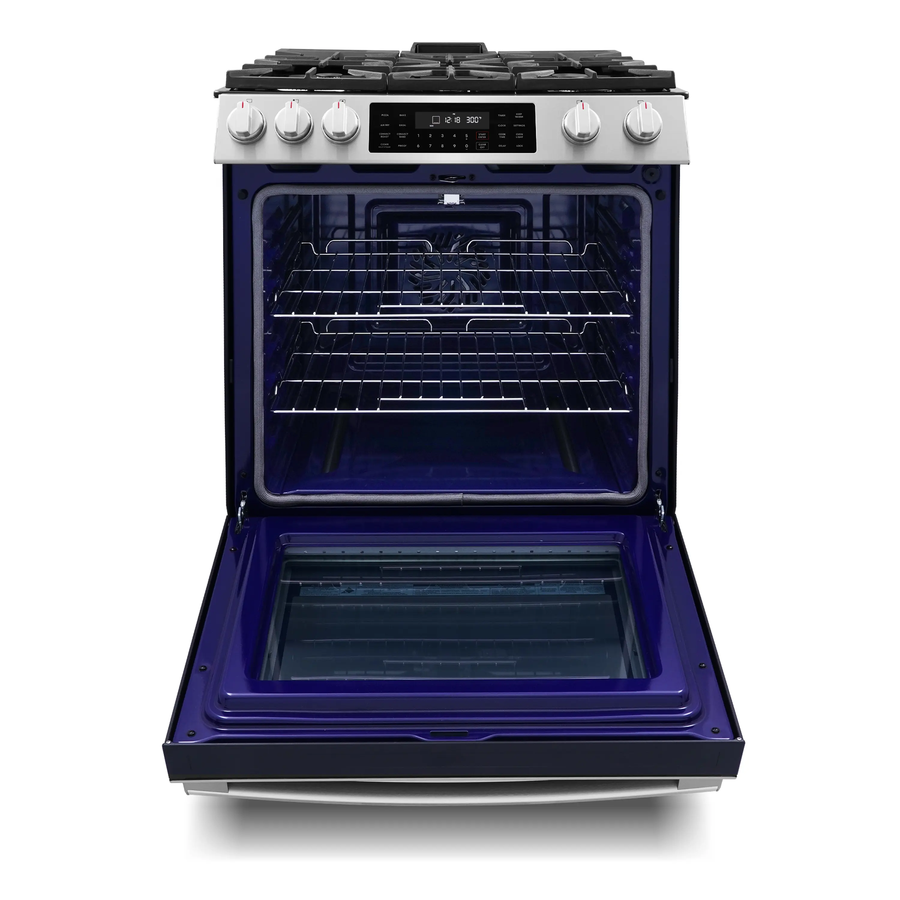 Cosmo 30-Inch Professional Style Gas Range with 5 Gas Burners and 6.1 Cu. Ft. Convection Oven in Stainless Steel (COS-GRC305KTD) - Image 6